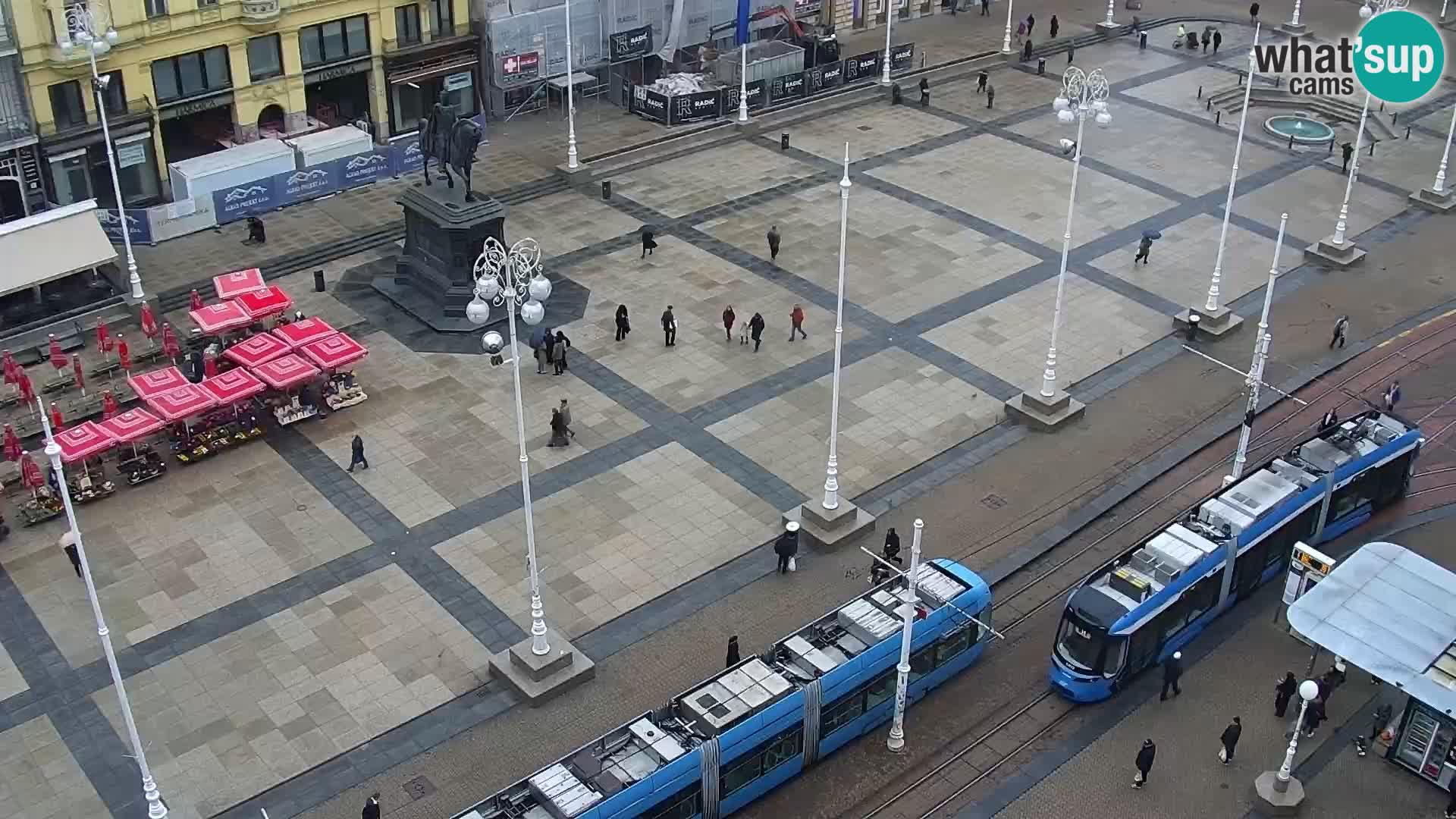 Piazza Ban Jelačić livecam Zagreb – Hotel Dubrovnik