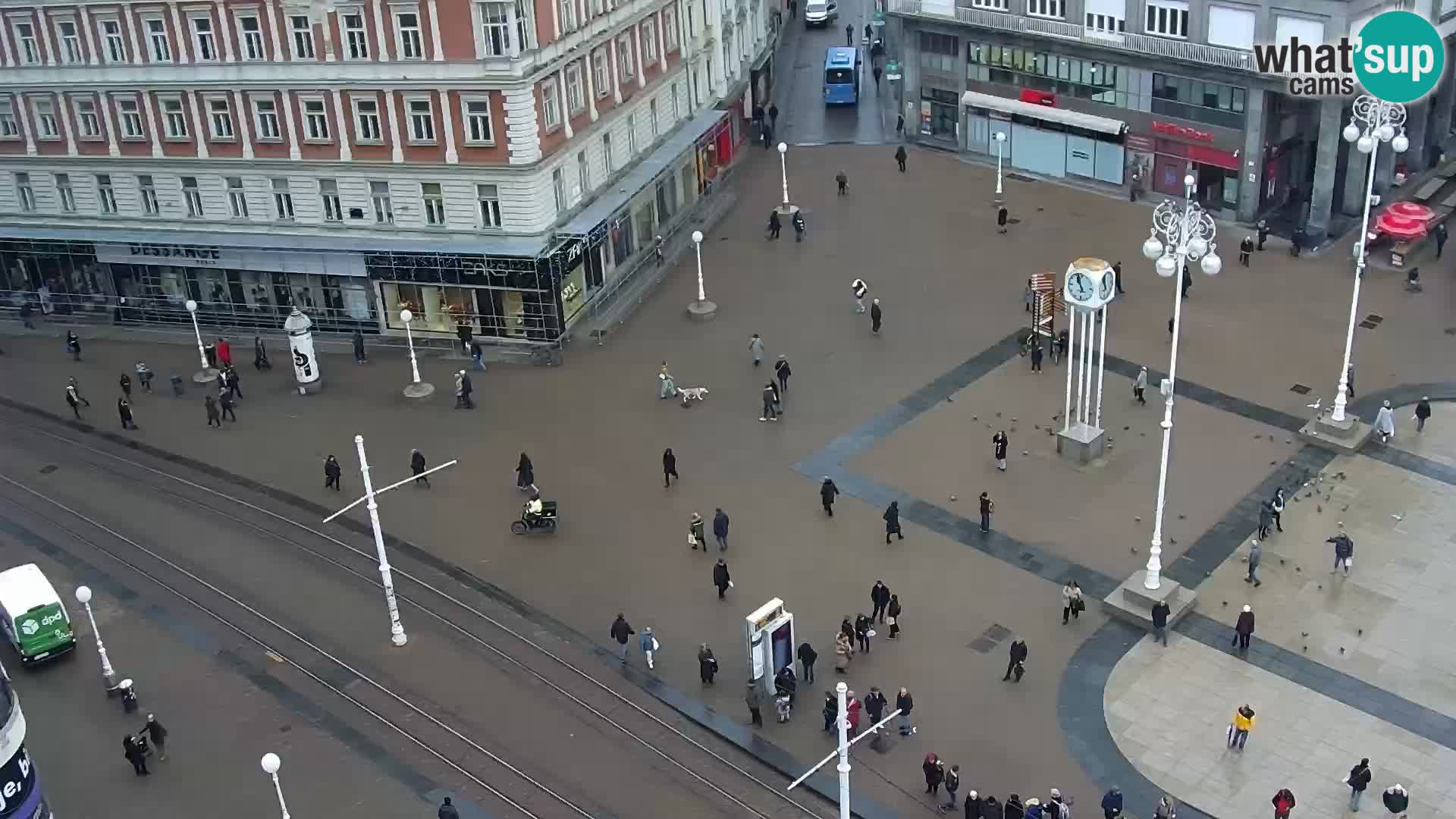 LIVE Webcam Zagreb Hotel Dubrovnik | Ban Jelačić square