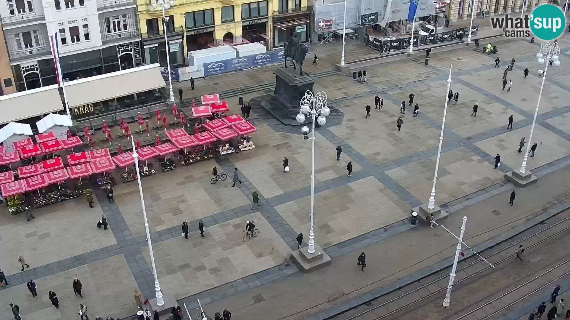 LIVE Webcam Zagreb Hotel Dubrovnik | Ban Jelačić square