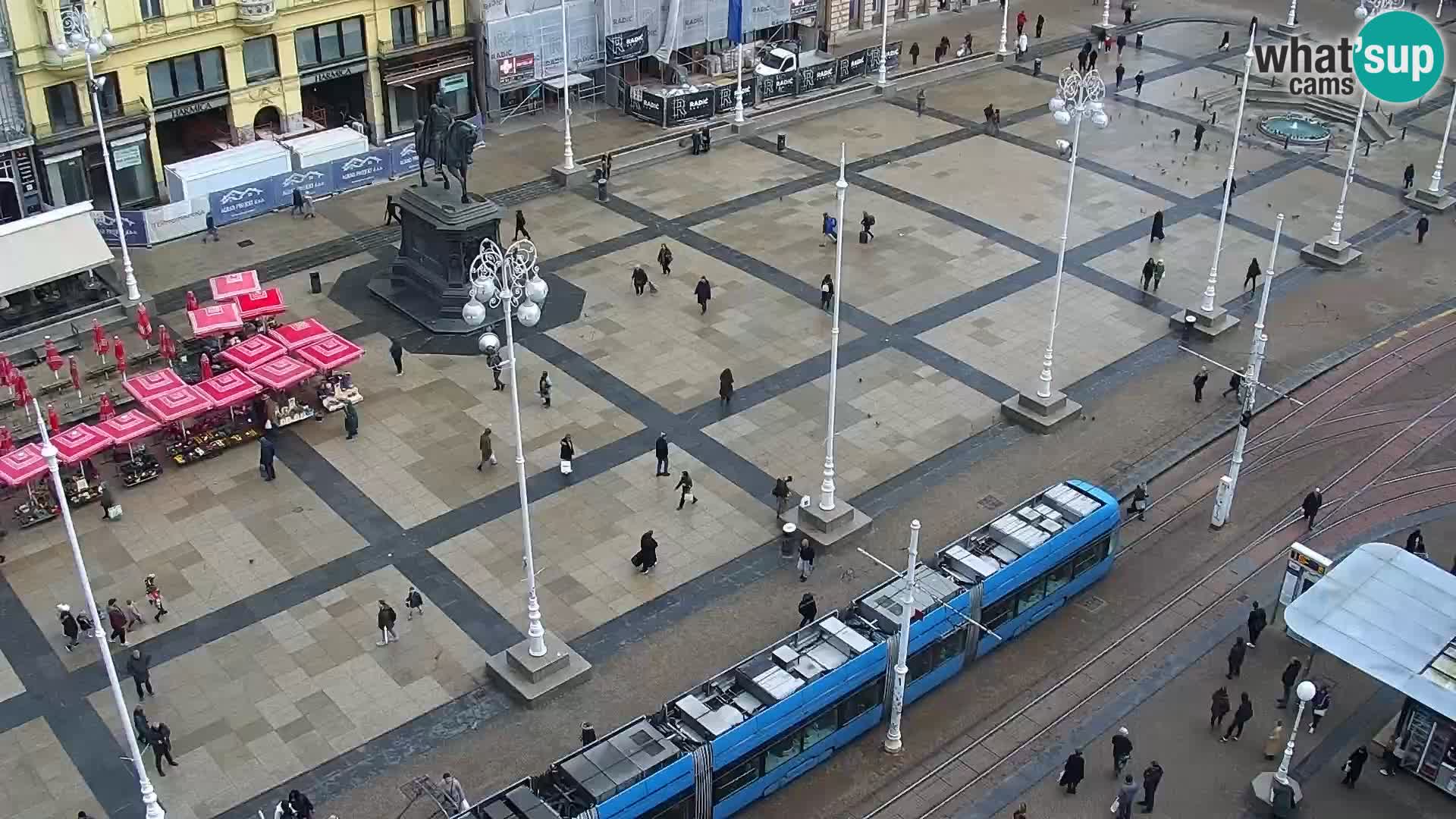 Ban Jelačić live cam Zagreb – Hotel Dubrovnik