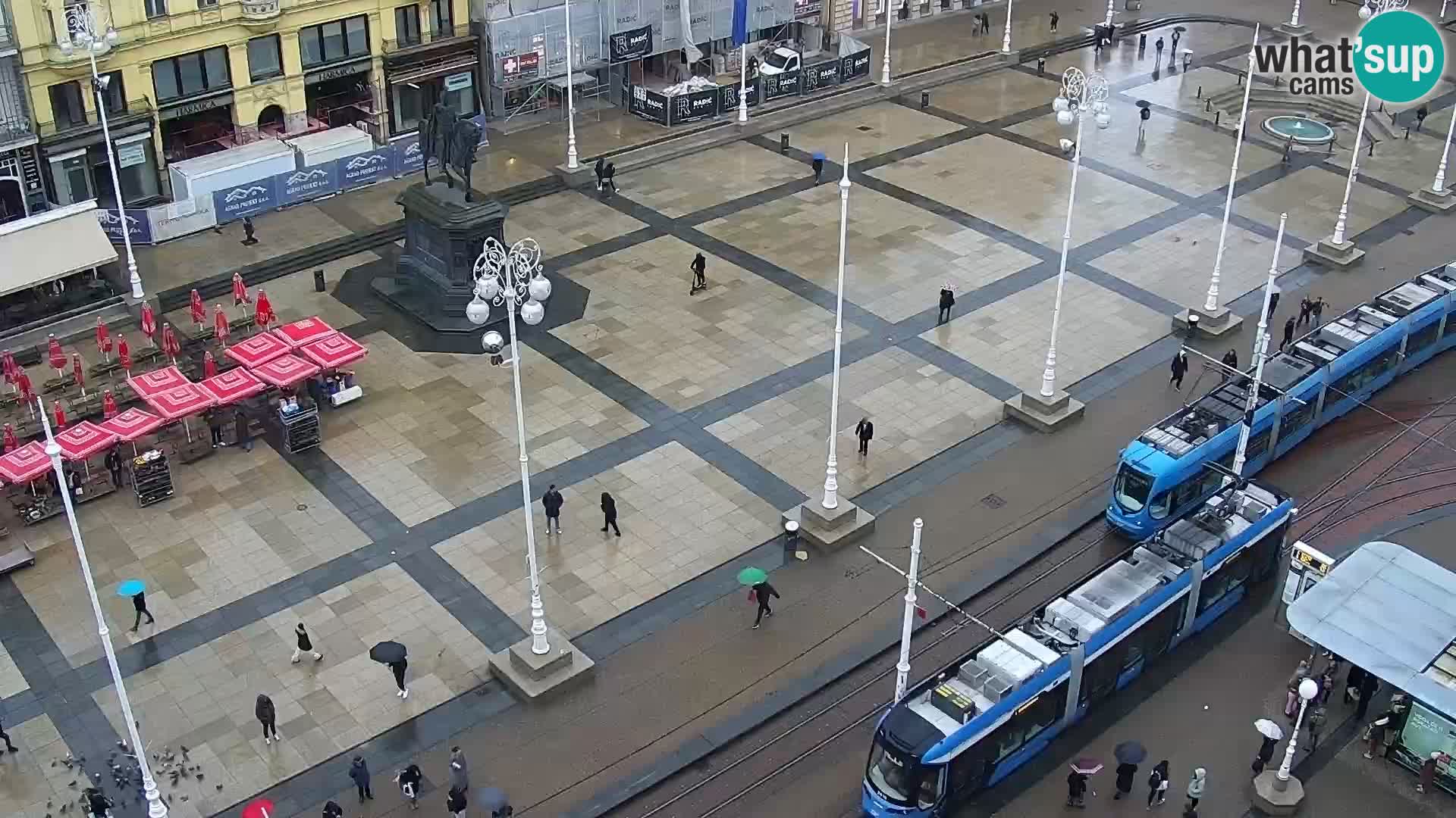 LIVE Webcam Zagreb Hotel Dubrovnik | Ban Jelačić square