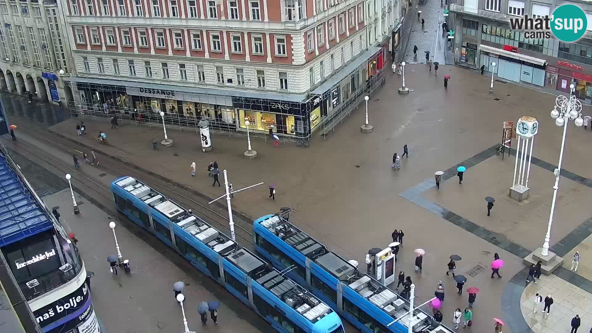 Piazza Ban Jelačić livecam Zagreb – Hotel Dubrovnik