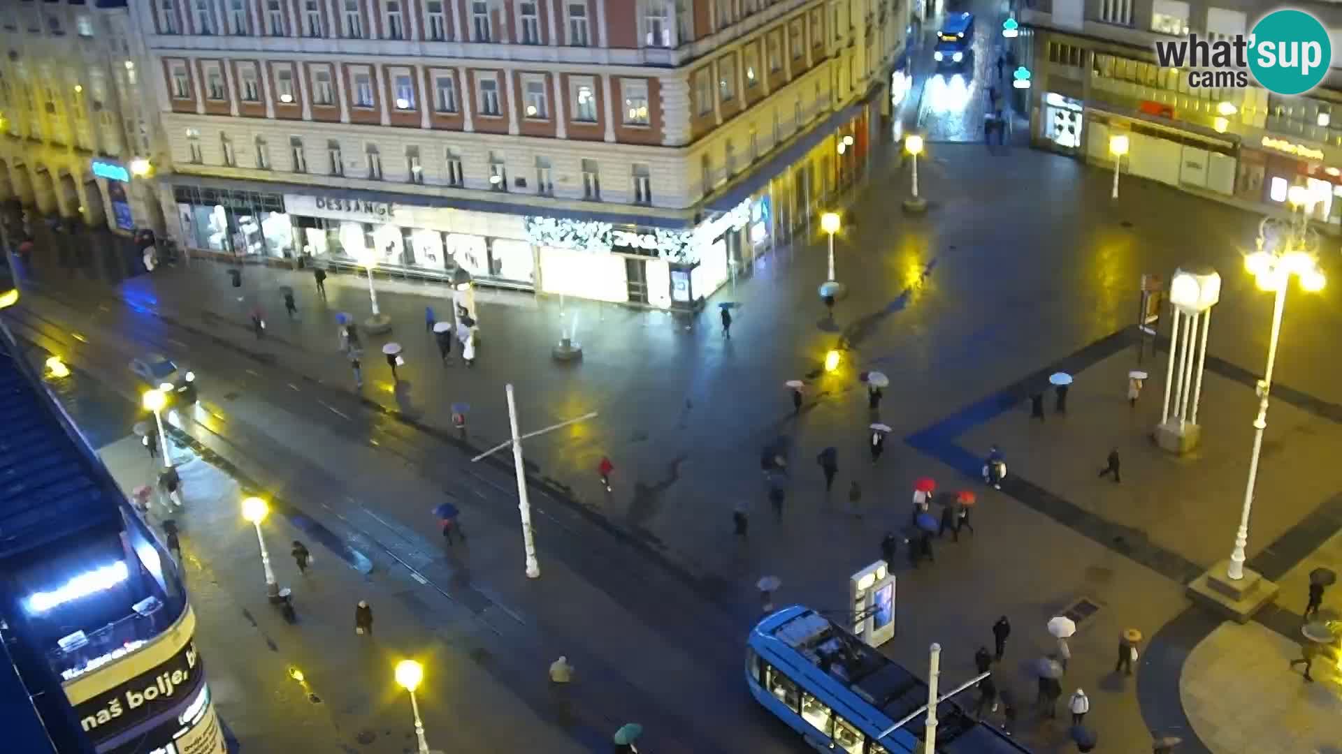 LIVE Webcam Zagreb Hotel Dubrovnik | Ban Jelačić square