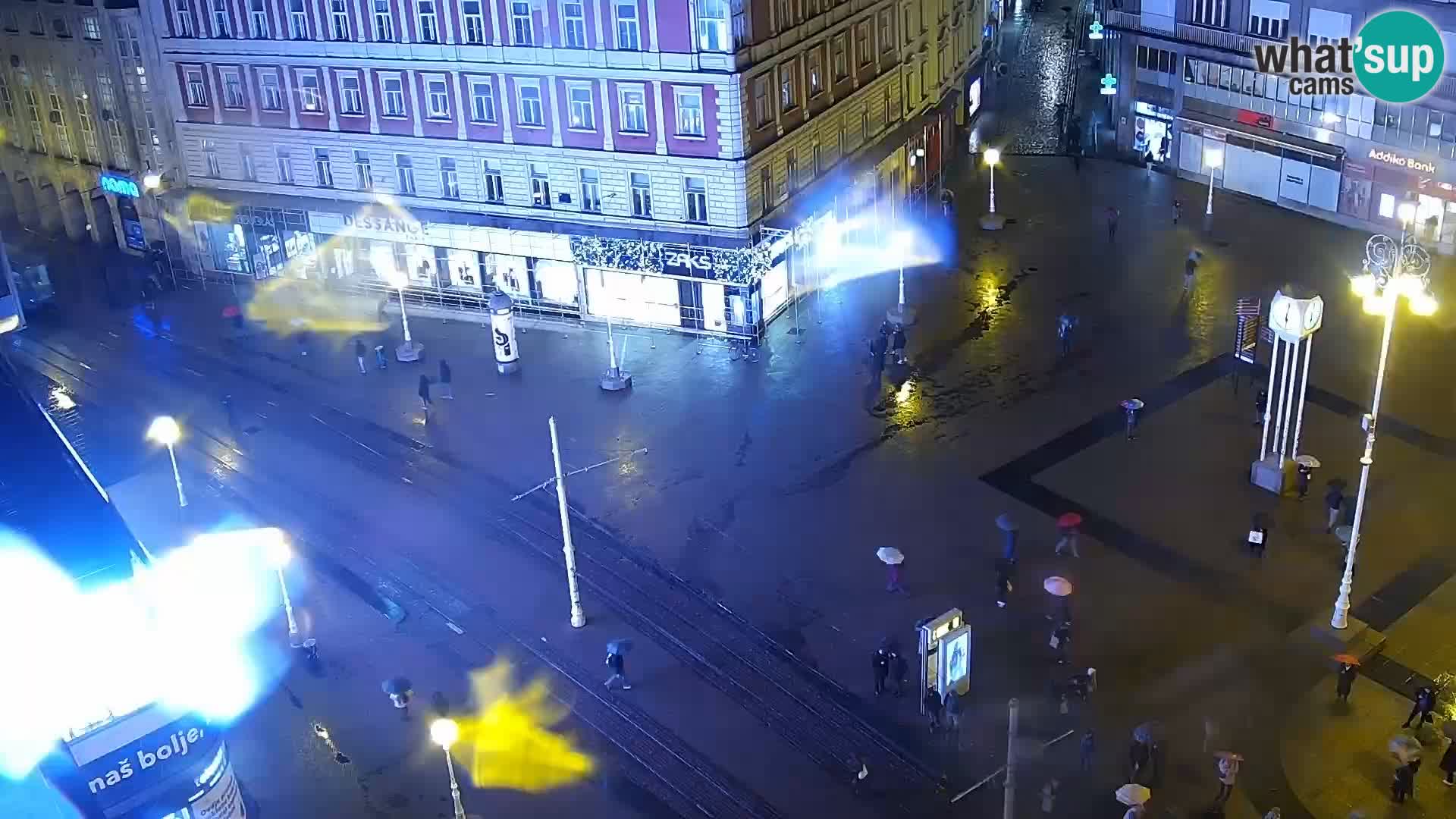 LIVE Webcam Zagreb Hotel Dubrovnik | Ban Jelačić square
