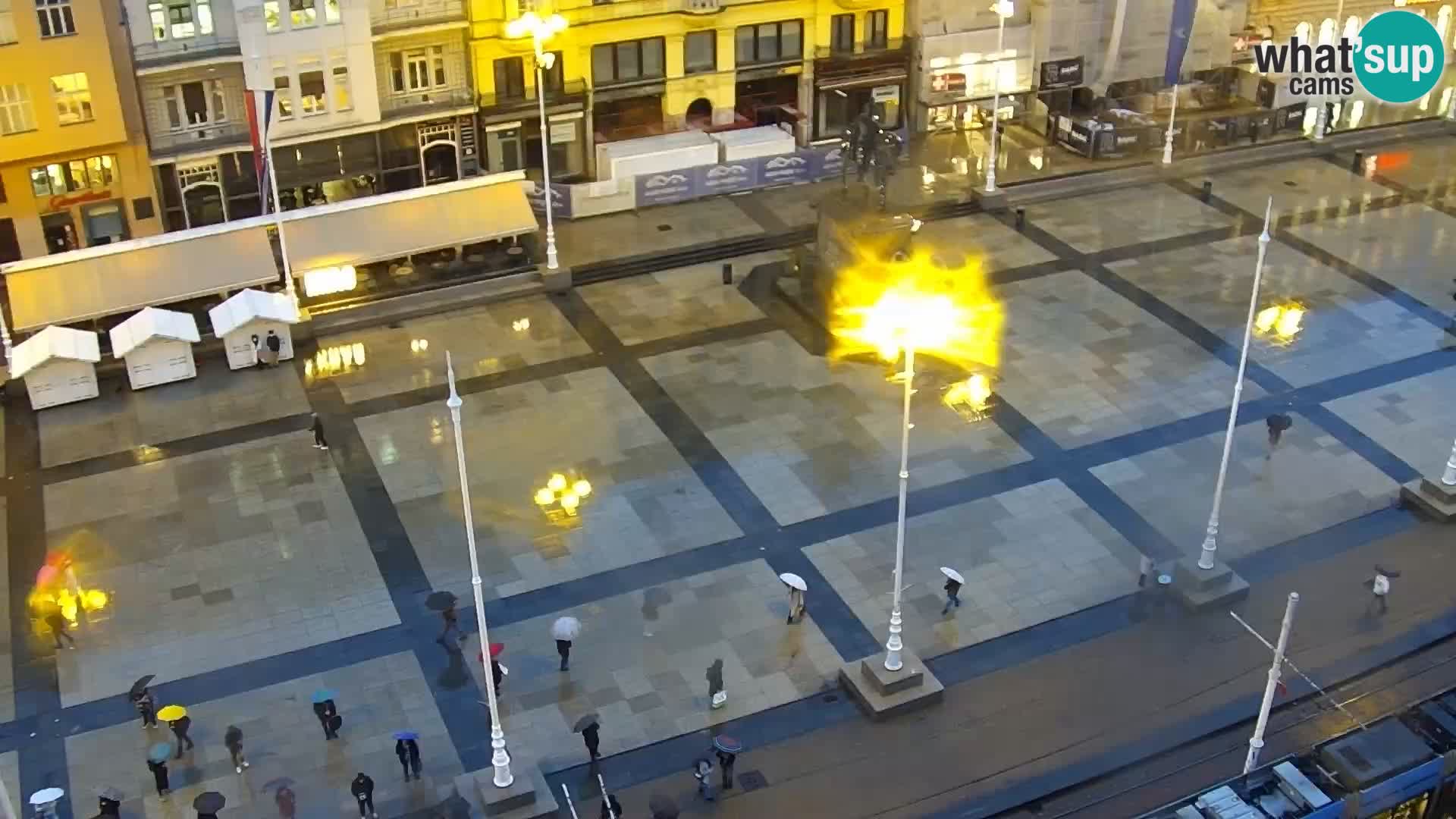 Piazza Ban Jelačić livecam Zagreb – Hotel Dubrovnik