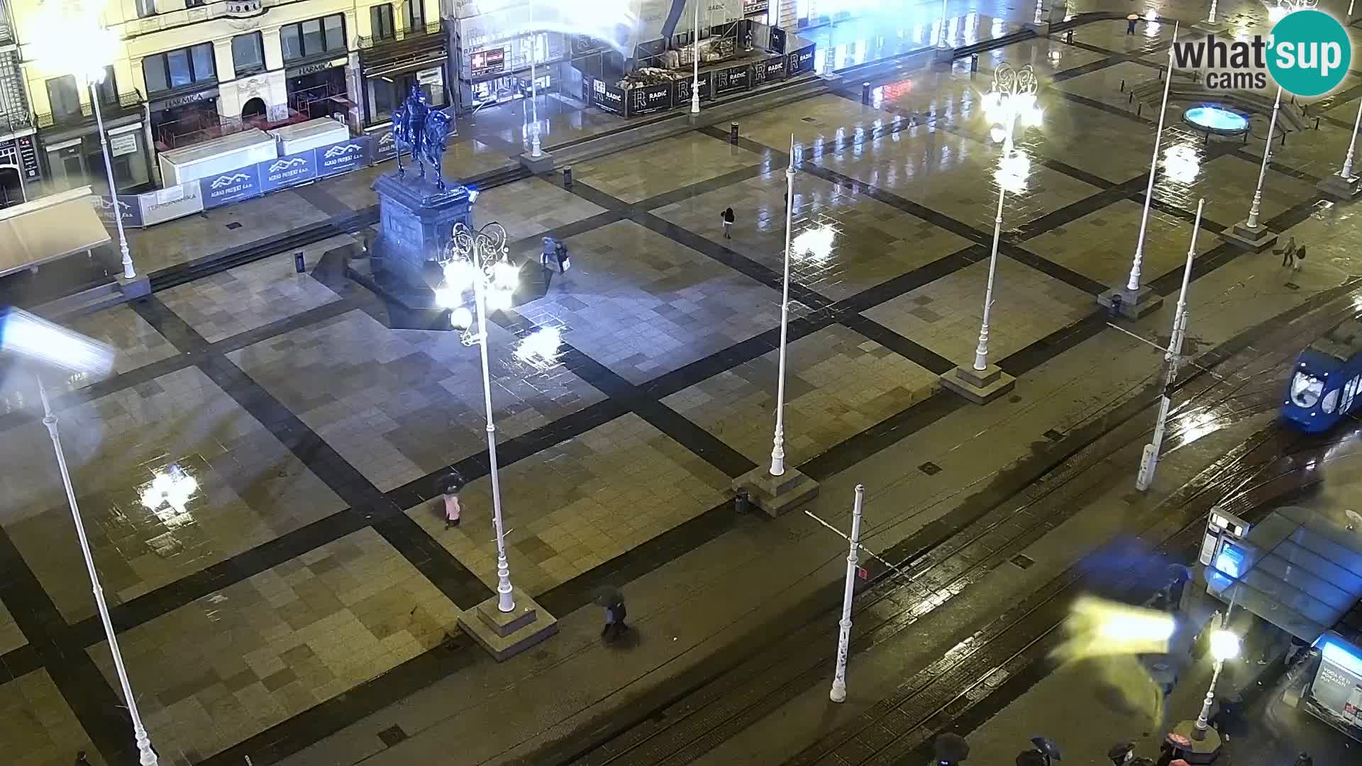 Plaza Ban Jelačić camera en vivo Zagreb – Hotel Dubrovnik