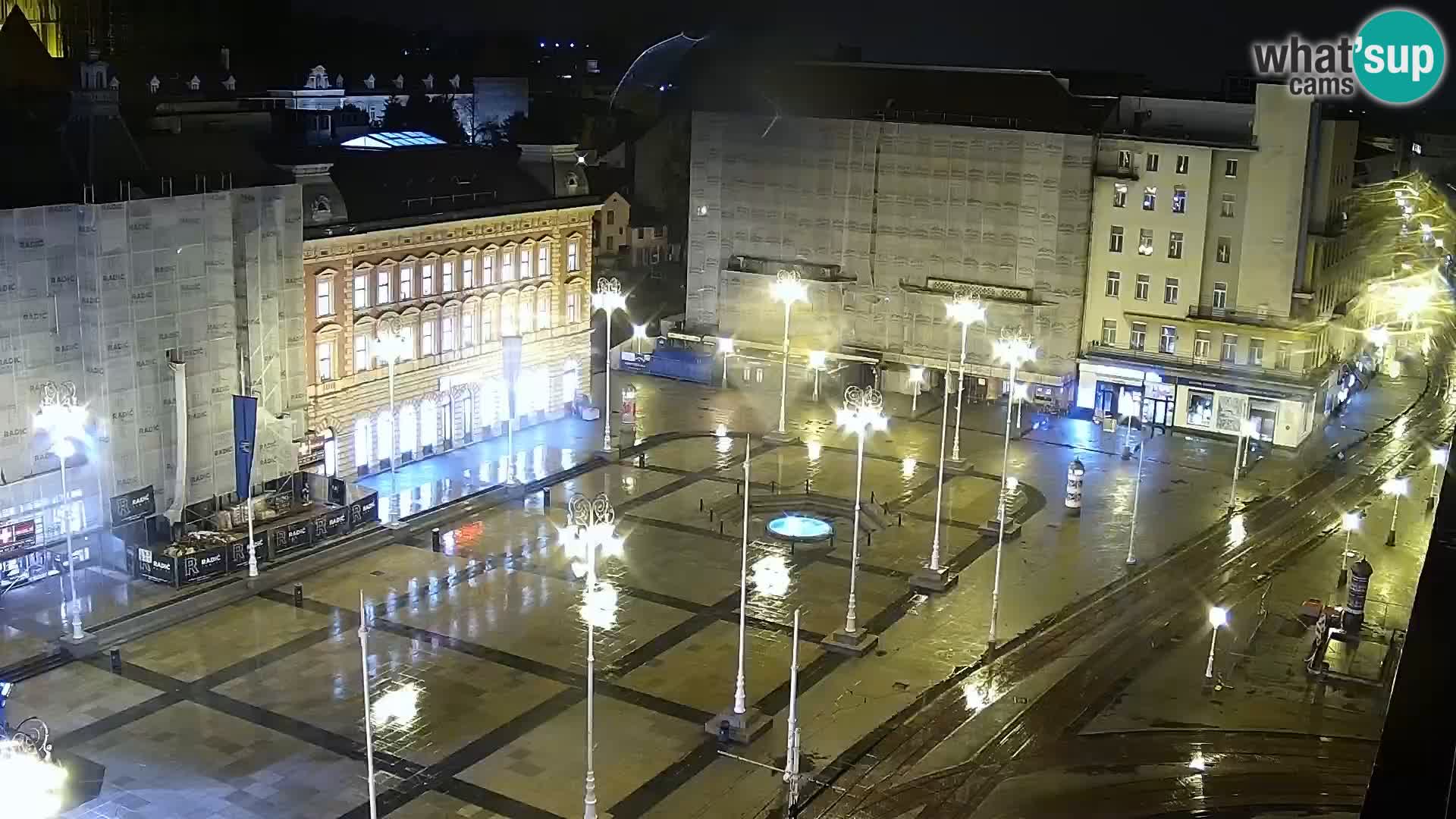 Plaza Ban Jelačić camera en vivo Zagreb – Hotel Dubrovnik