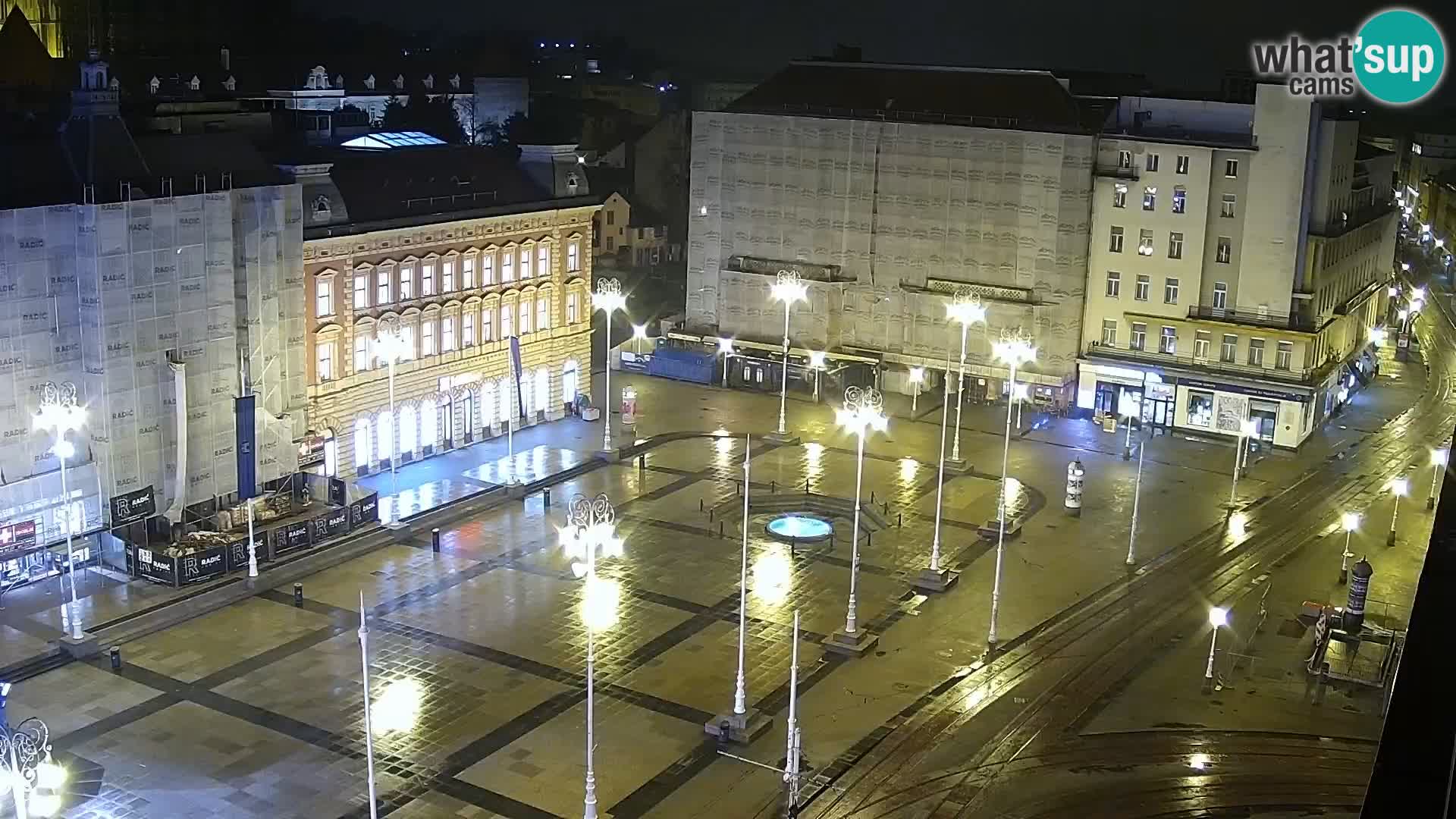 Ban Jelačić Platz  Live webcam Zagreb – Hotel Dubrovnik