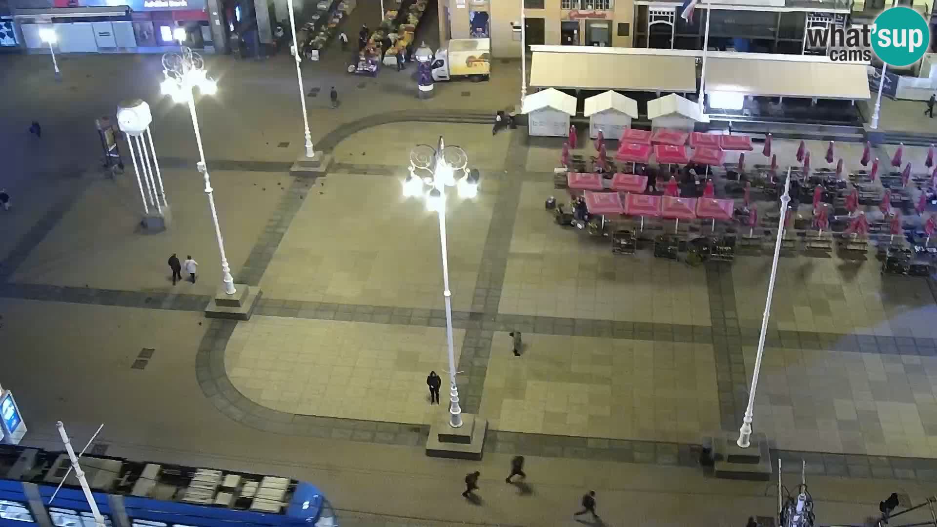 LIVE Webcam Zagreb Hotel Dubrovnik | Ban Jelačić square