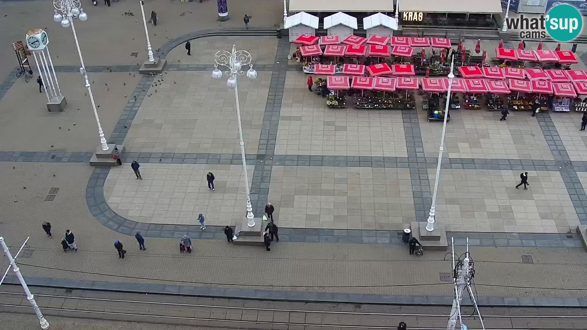 LIVE Webcam Zagreb Hotel Dubrovnik | Ban Jelačić square