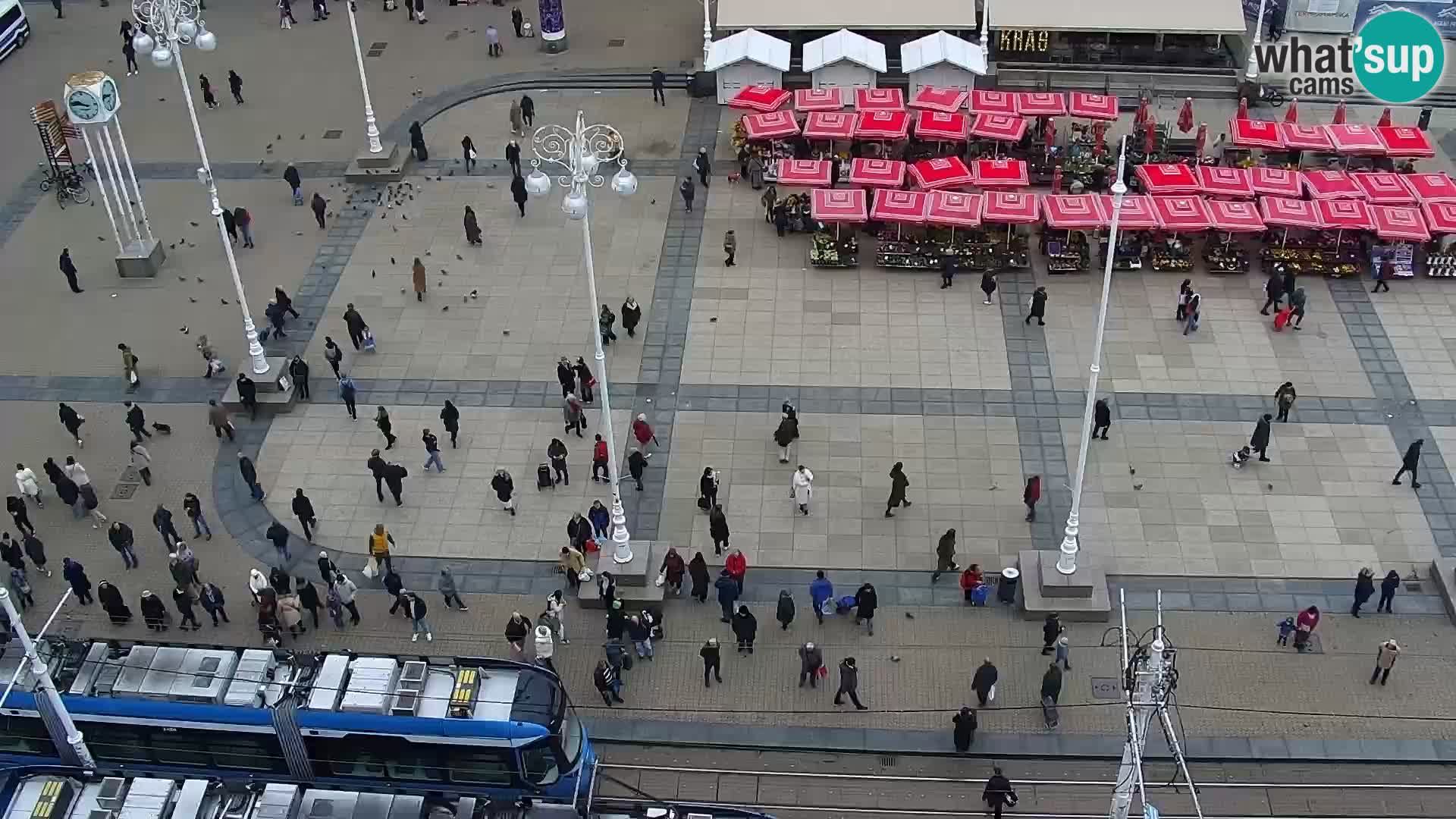 LIVE Webcam Zagreb Hotel Dubrovnik | Ban Jelačić square