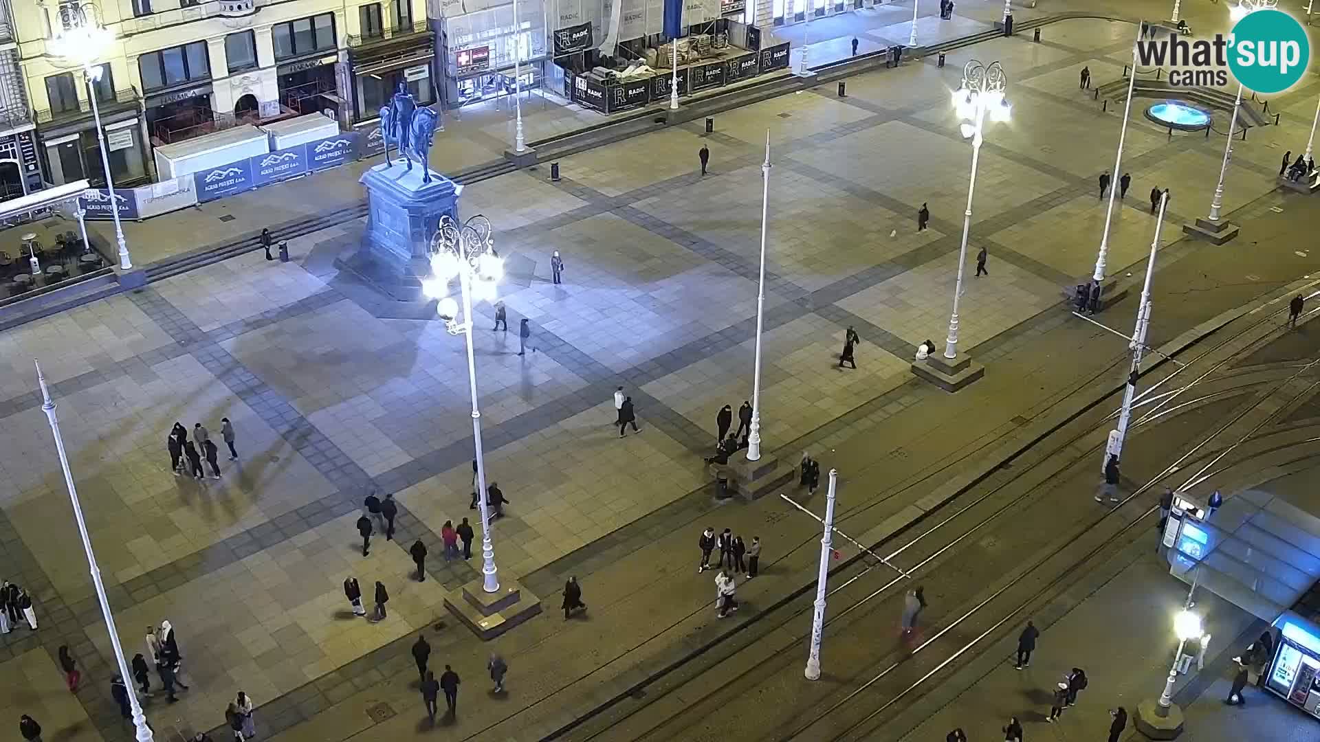 LIVE Webcam Zagreb Hotel Dubrovnik | Ban Jelačić square