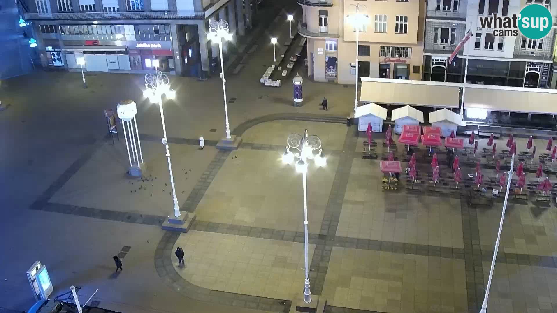 LIVE Webcam Zagreb Hotel Dubrovnik | Ban Jelačić square