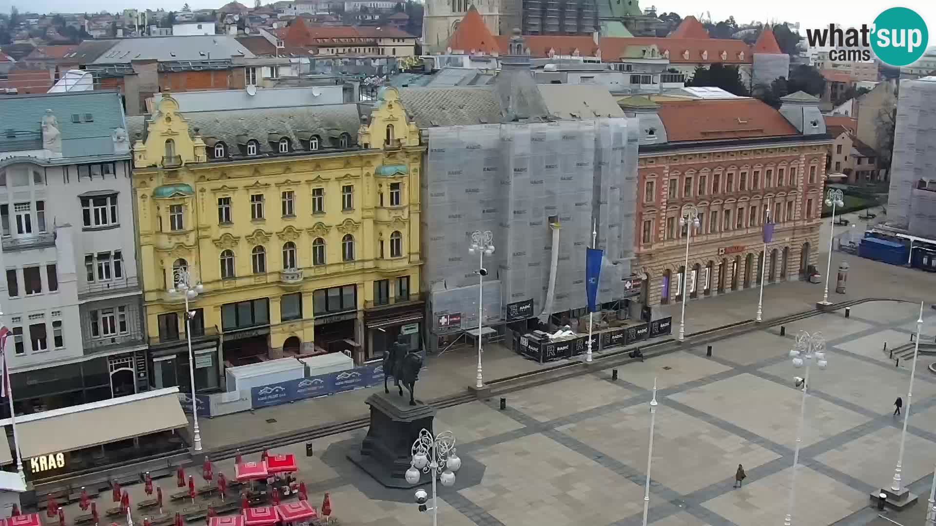 Plaza Ban Jelačić camera en vivo Zagreb – Hotel Dubrovnik