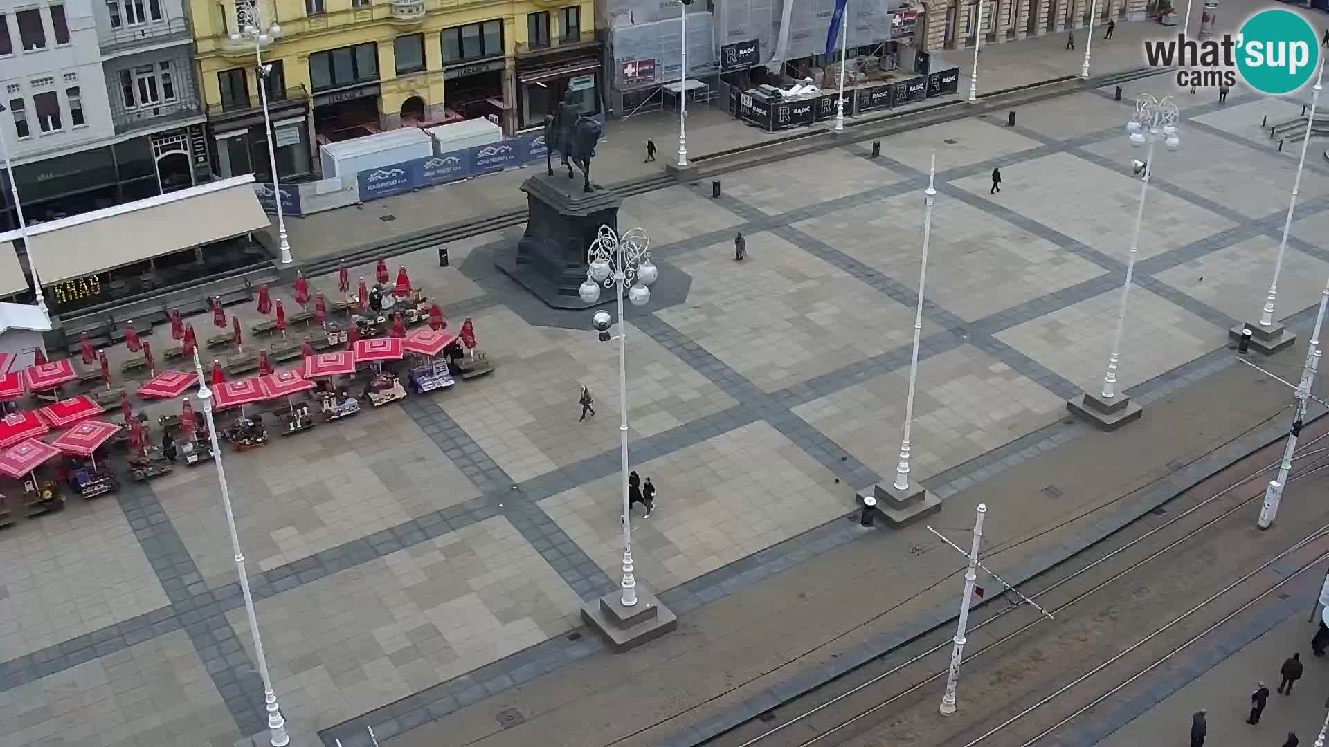 LIVE Webcam Zagreb Hotel Dubrovnik | Ban Jelačić square