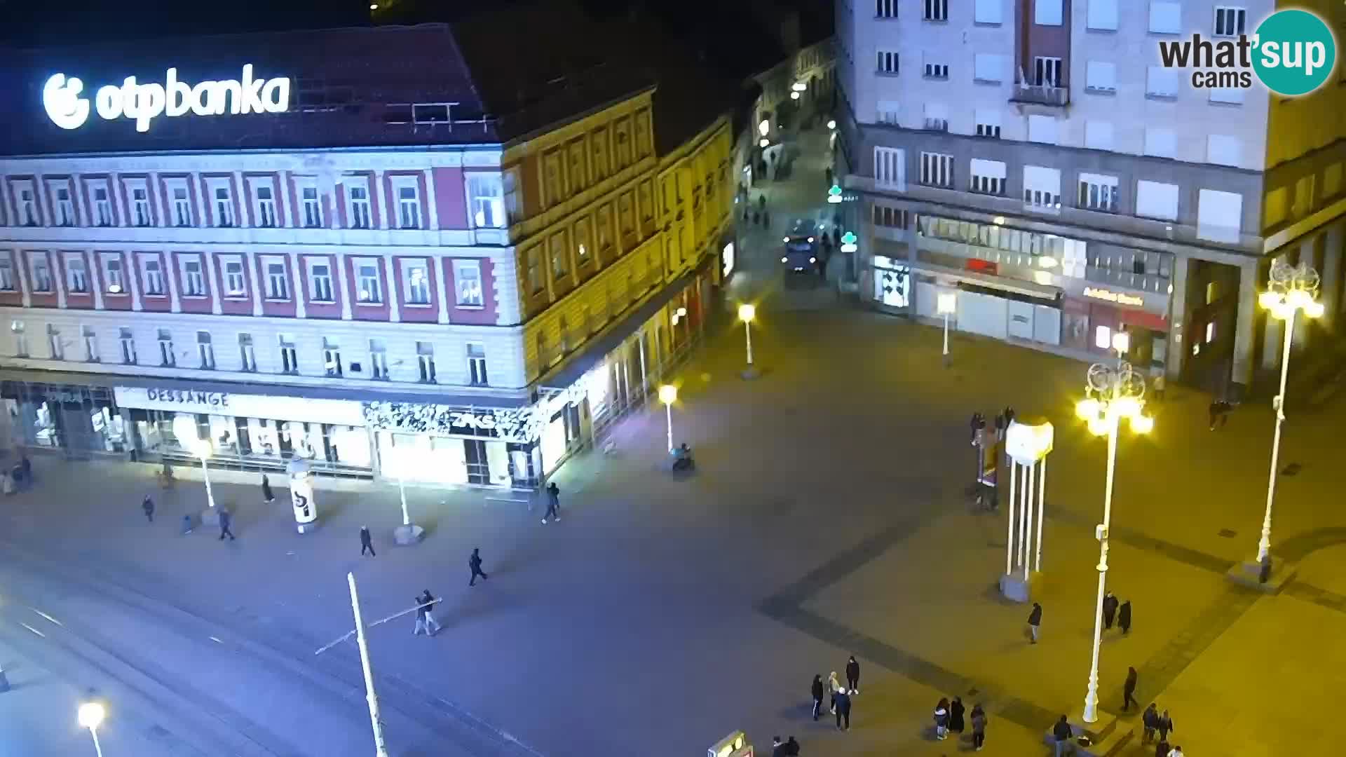 Plaza Ban Jelačić camera en vivo Zagreb – Hotel Dubrovnik
