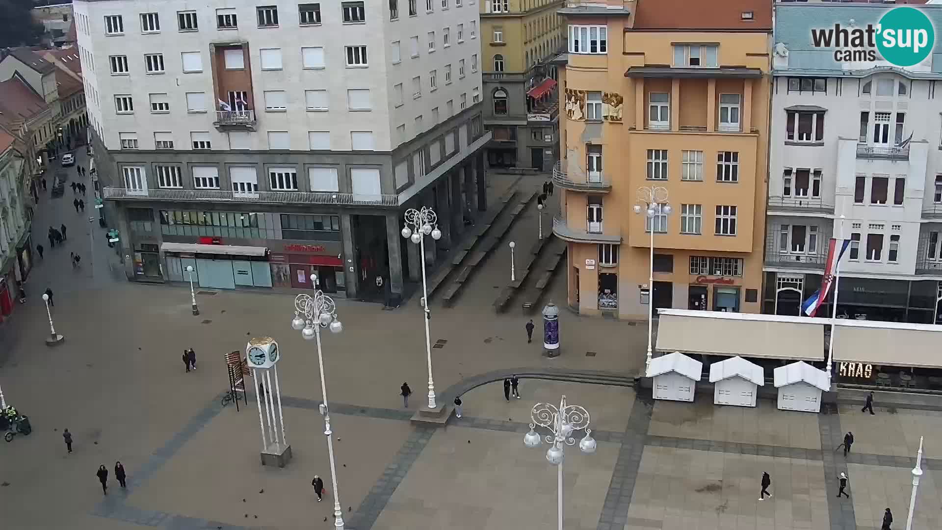 Ban Jelačić live cam Zagreb – Hotel Dubrovnik