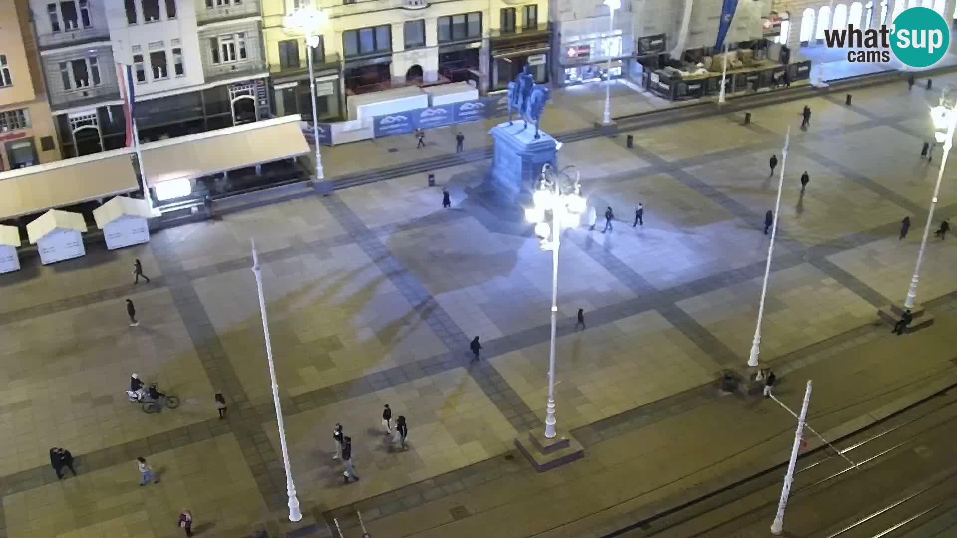 Plaza Ban Jelačić camera en vivo Zagreb – Hotel Dubrovnik