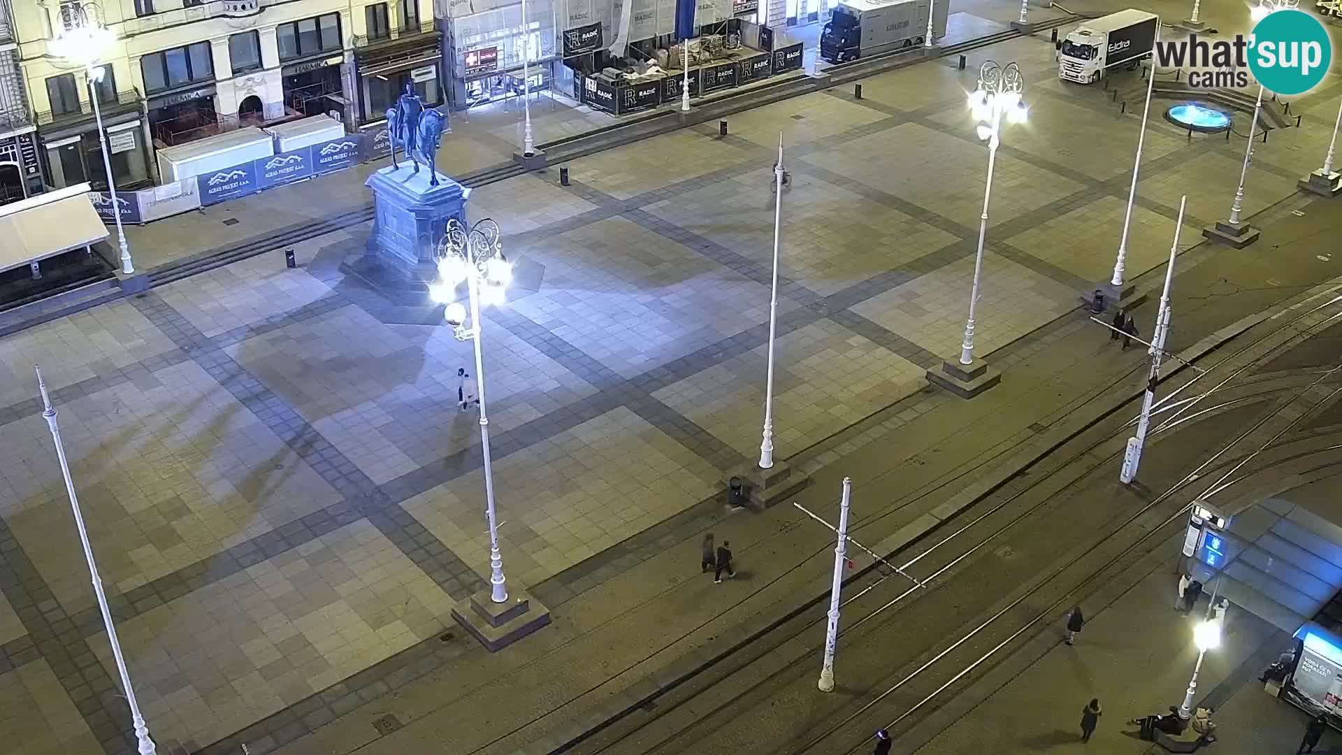Trg Bana Jelačića web kamera Zagreb – Hotel Dubrovnik