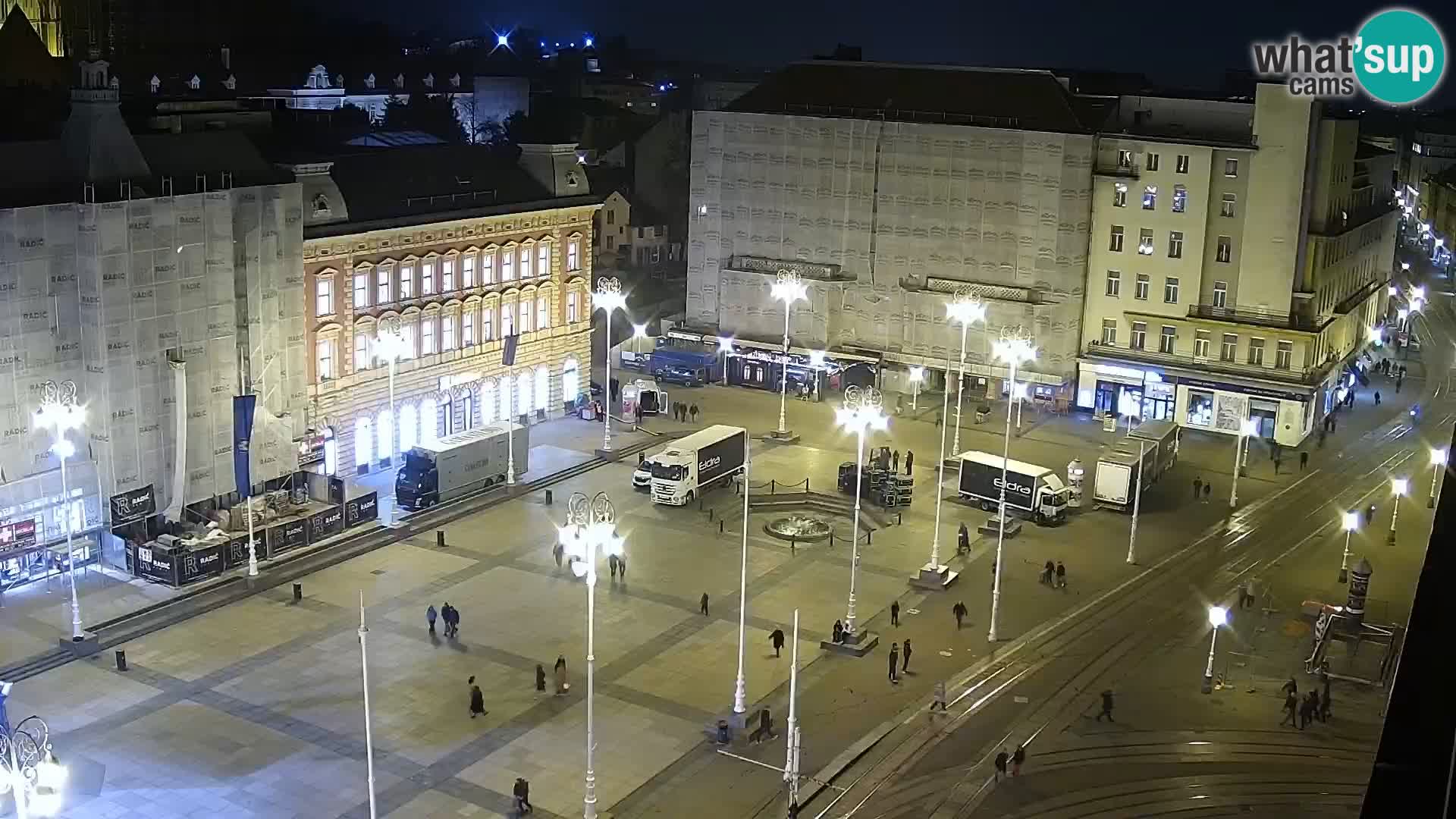 LIVE Webcam Zagreb Hotel Dubrovnik | Ban Jelačić square