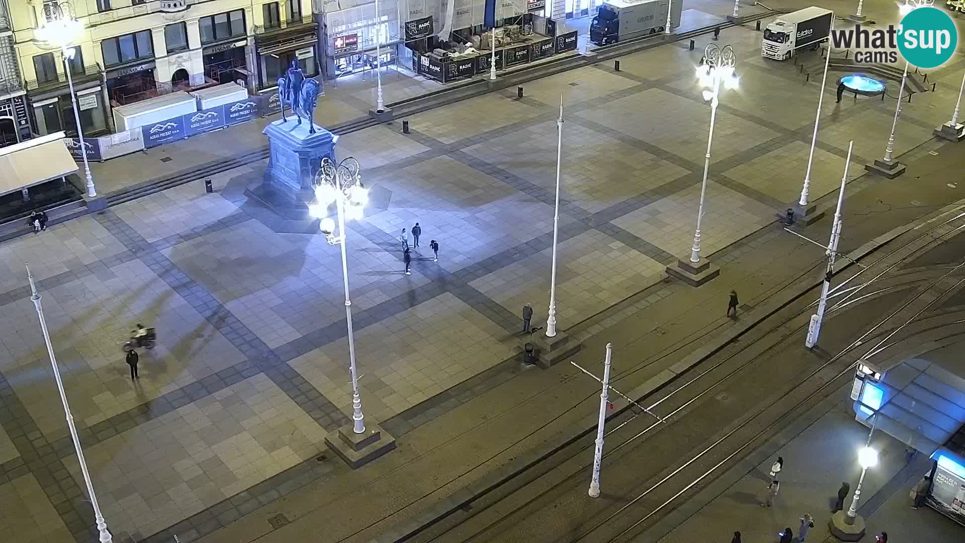 Plaza Ban Jelačić camera en vivo Zagreb – Hotel Dubrovnik