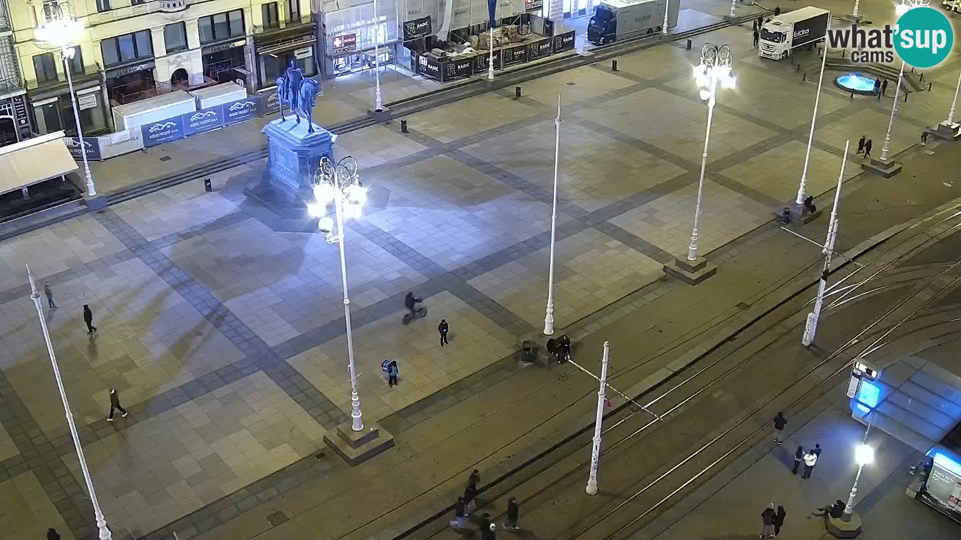 LIVE Webcam Zagreb Hotel Dubrovnik | Ban Jelačić square