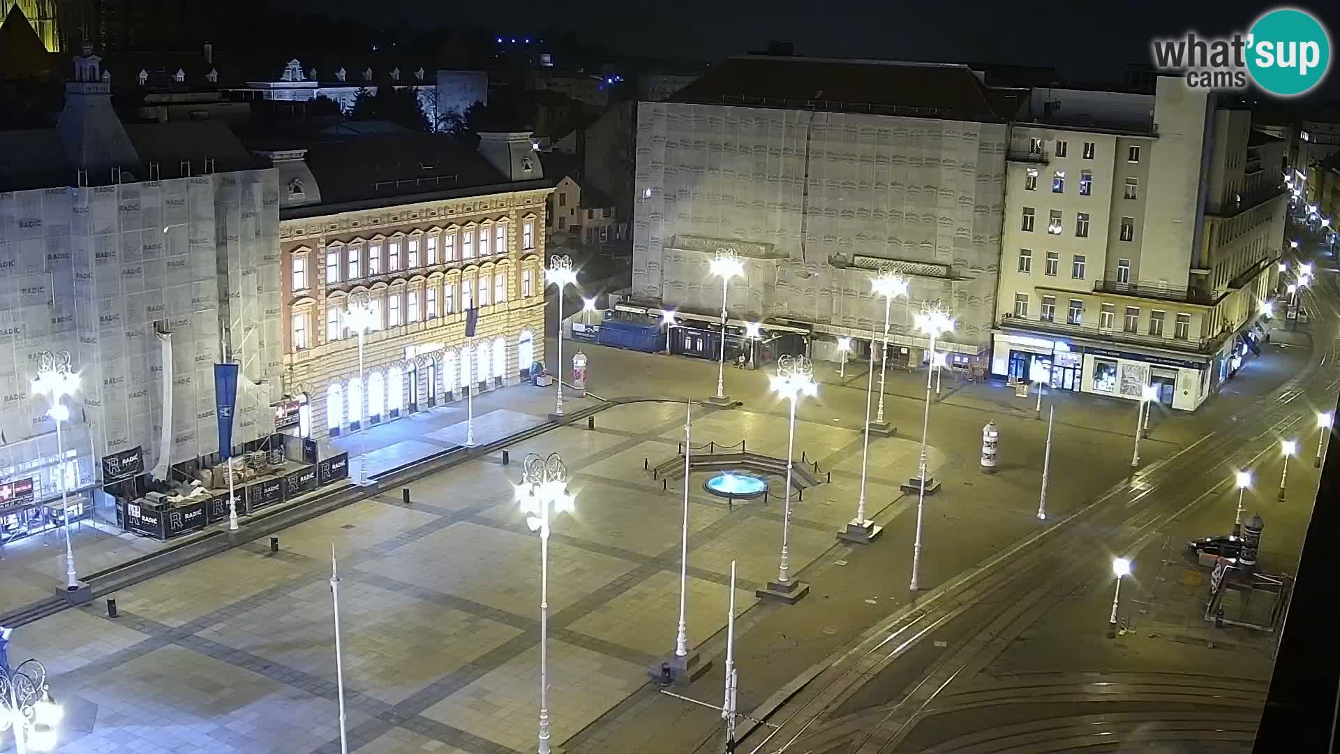 Ban Jelačić Platz  Live webcam Zagreb – Hotel Dubrovnik