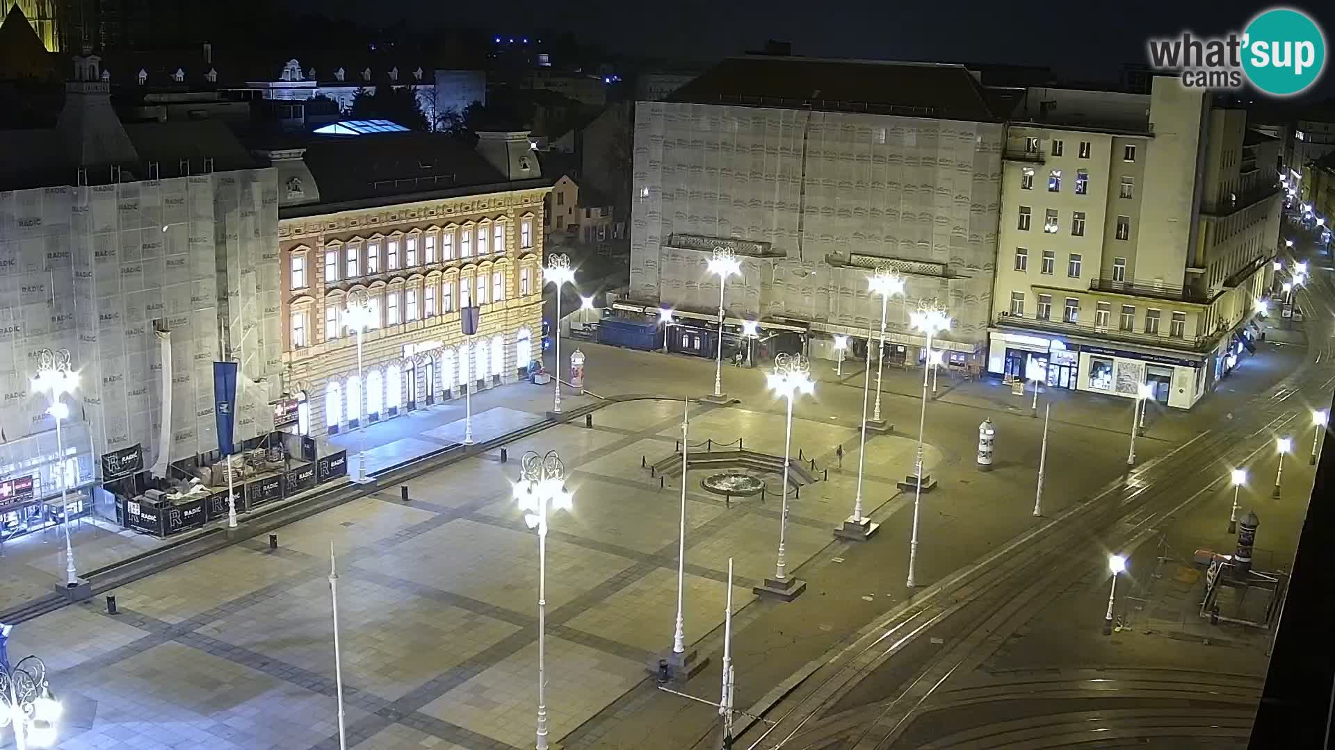 Plaza Ban Jelačić camera en vivo Zagreb – Hotel Dubrovnik
