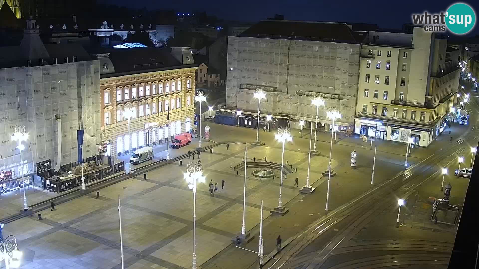 Plaza Ban Jelačić camera en vivo Zagreb – Hotel Dubrovnik