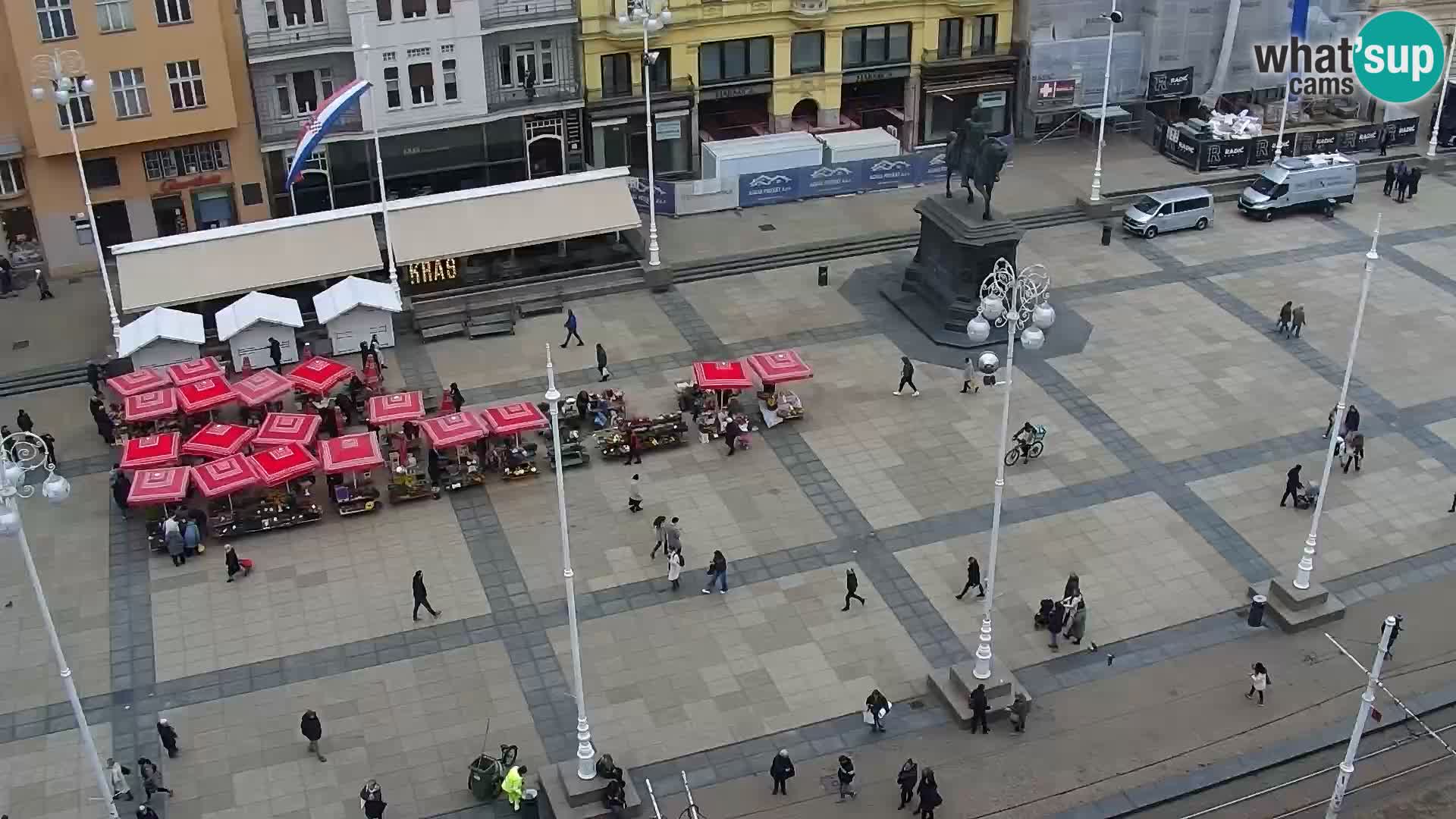Ban Jelačić live cam Zagreb – Hotel Dubrovnik