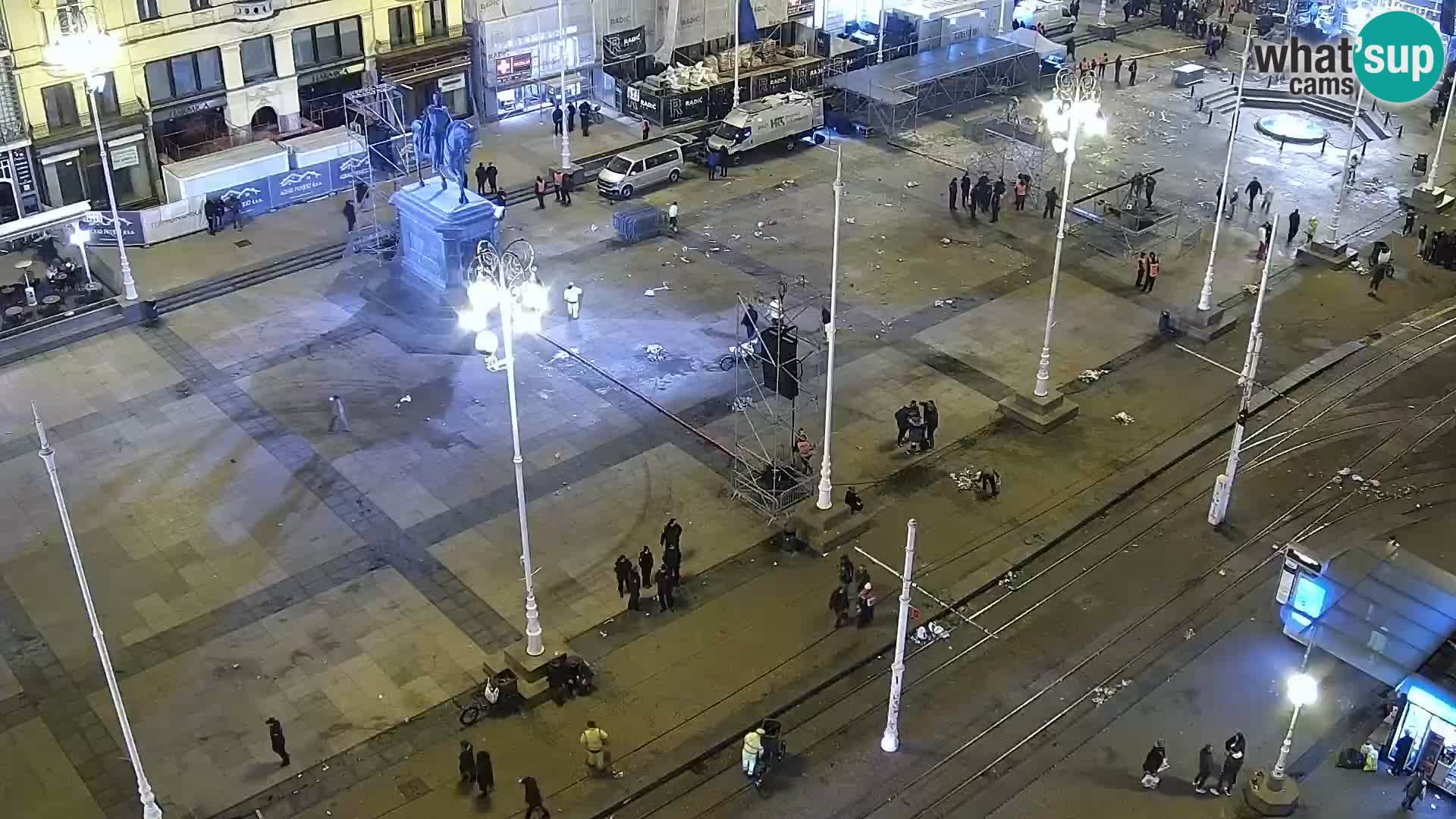 LIVE Webcam Zagreb Hotel Dubrovnik | Ban Jelačić square