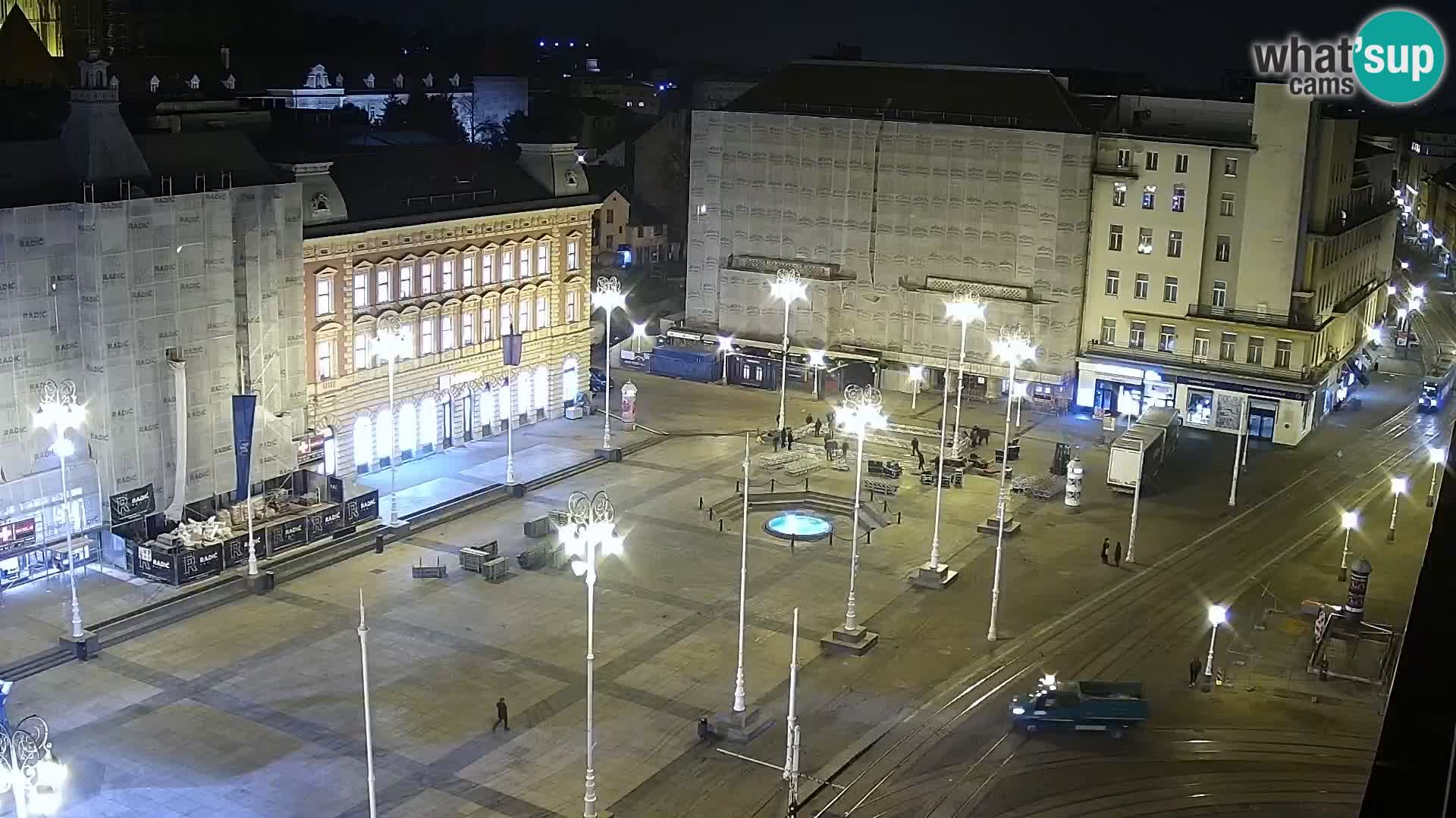 LIVE Webcam Zagreb Hotel Dubrovnik | Ban Jelačić square
