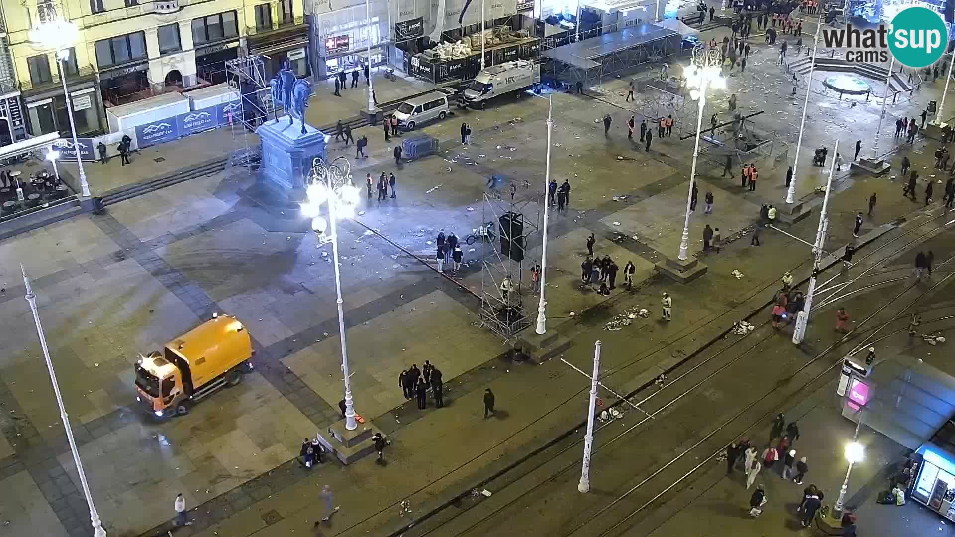 LIVE Webcam Zagreb Hotel Dubrovnik | Ban Jelačić square