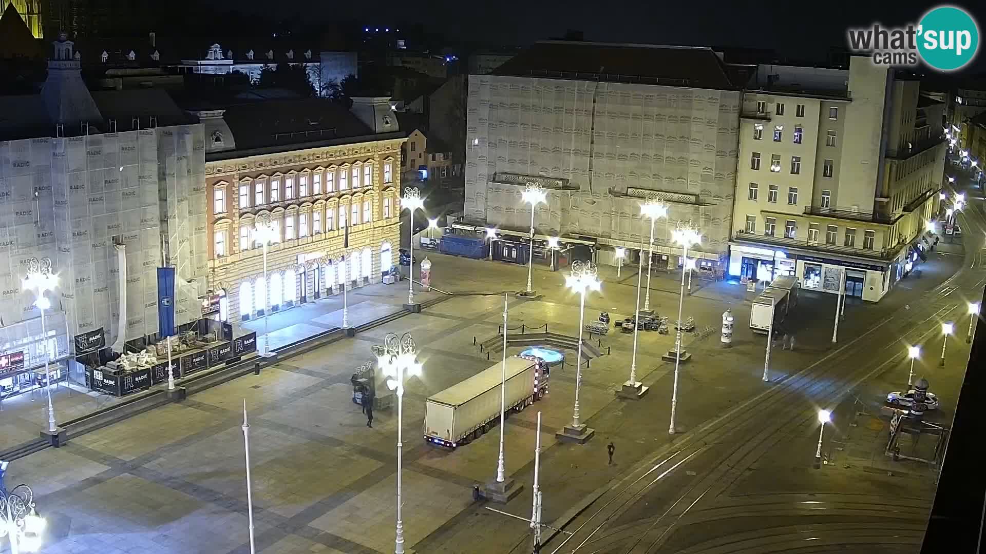 Ban Jelačić Platz  Live webcam Zagreb – Hotel Dubrovnik