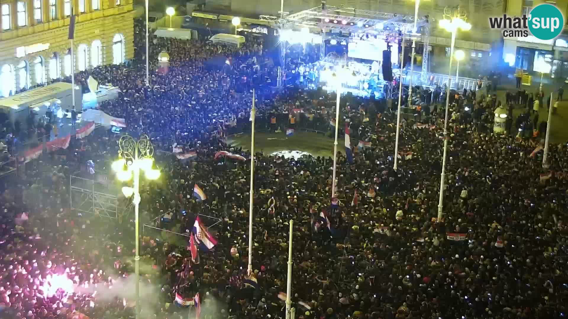 Ban Jelačić Platz  Live webcam Zagreb – Hotel Dubrovnik