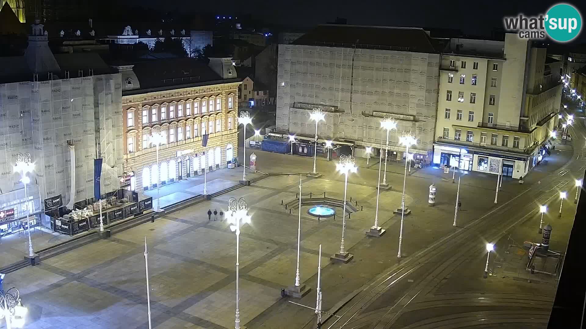 Plaza Ban Jelačić camera en vivo Zagreb – Hotel Dubrovnik