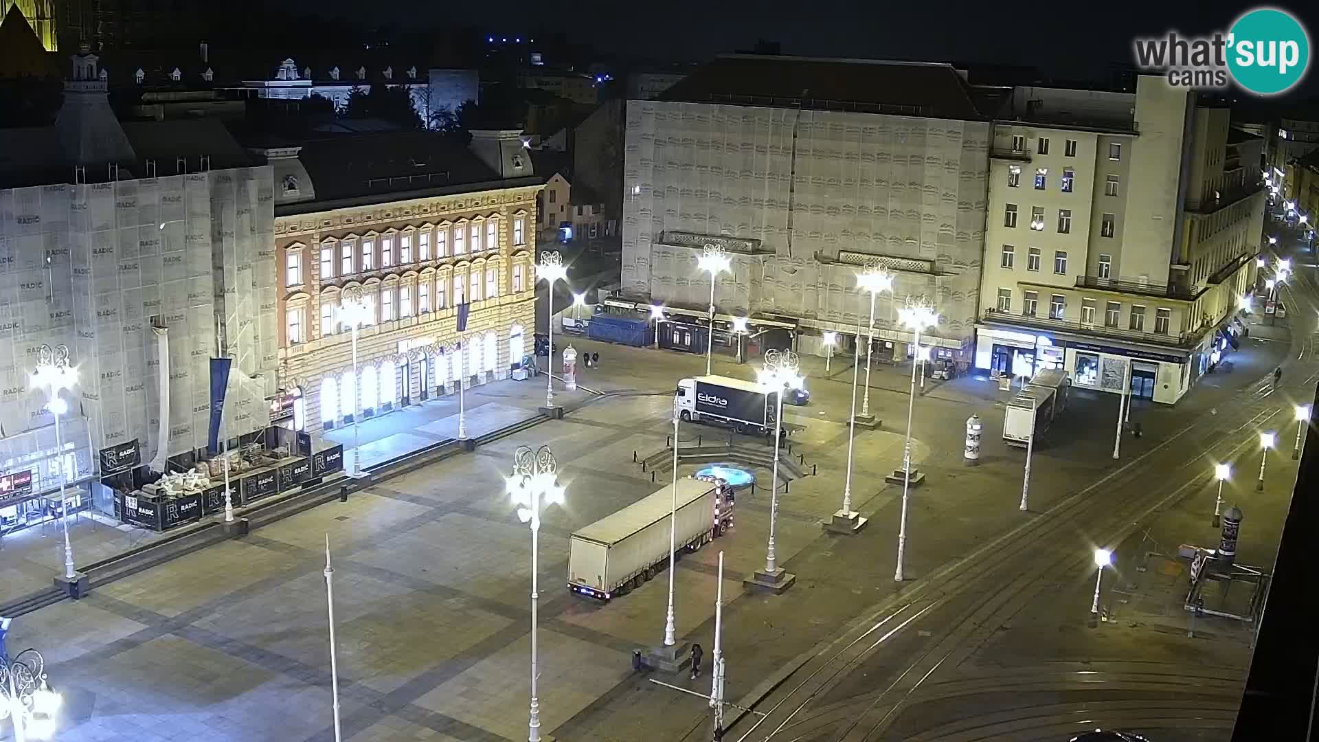 Plaza Ban Jelačić camera en vivo Zagreb – Hotel Dubrovnik