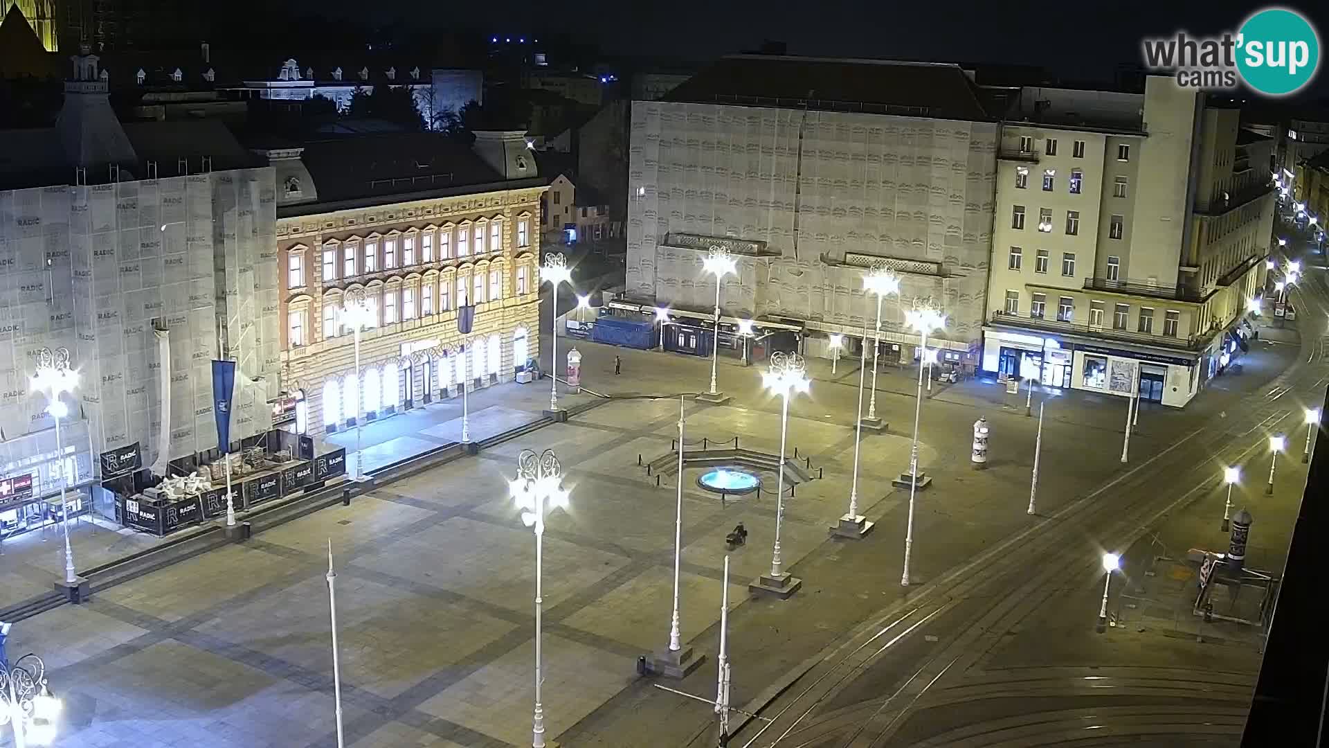 Ban Jelačić Platz  Live webcam Zagreb – Hotel Dubrovnik
