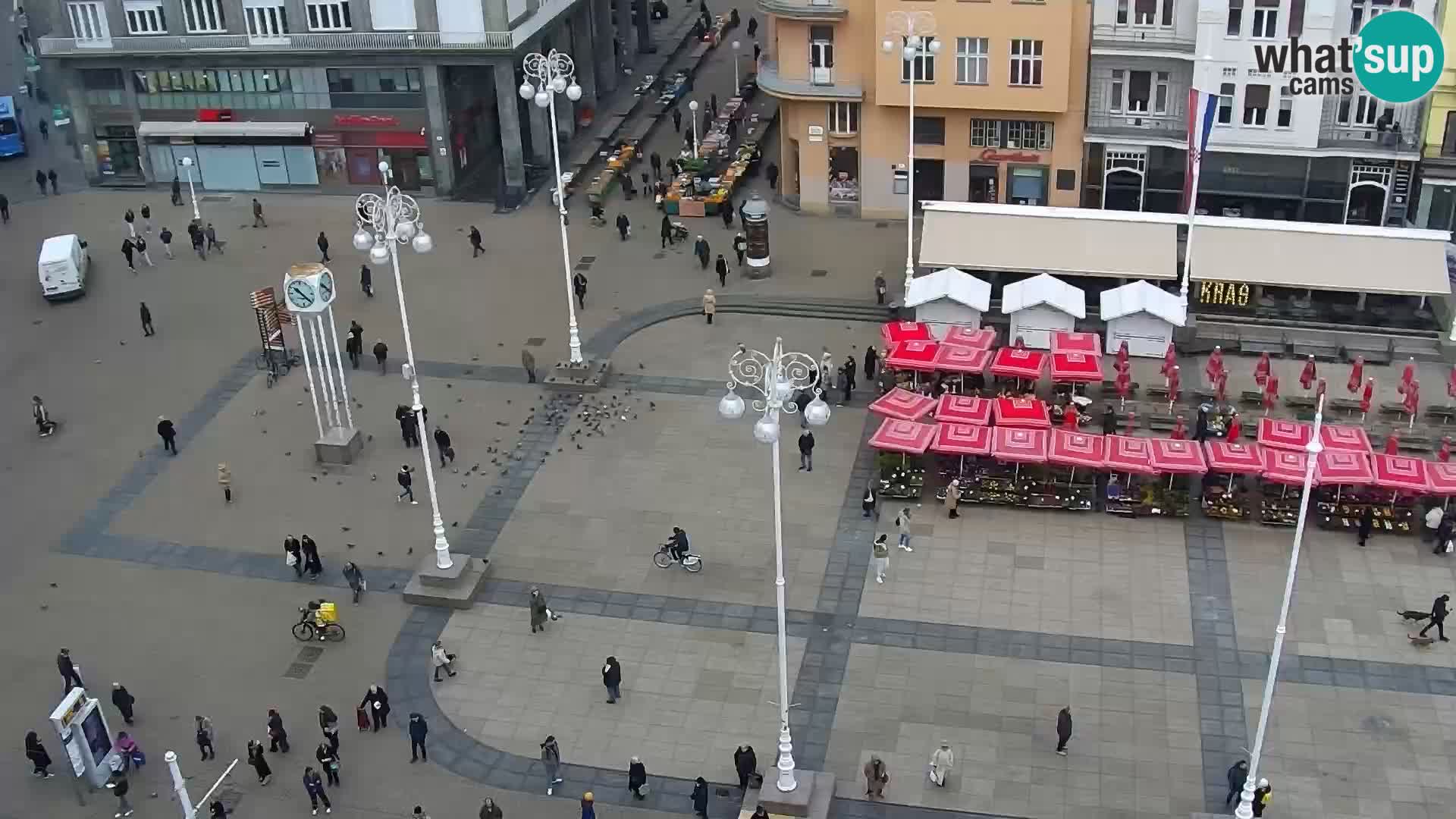 Ban Jelačić Platz  Live webcam Zagreb – Hotel Dubrovnik