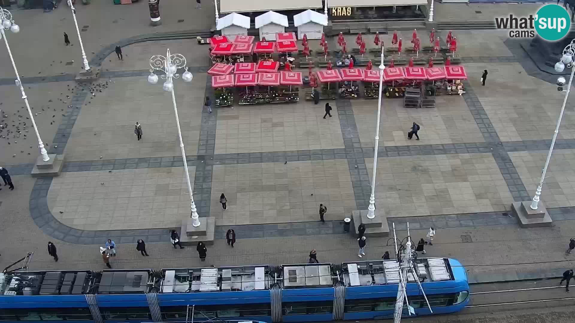 Ban Jelačić Platz  Live webcam Zagreb – Hotel Dubrovnik