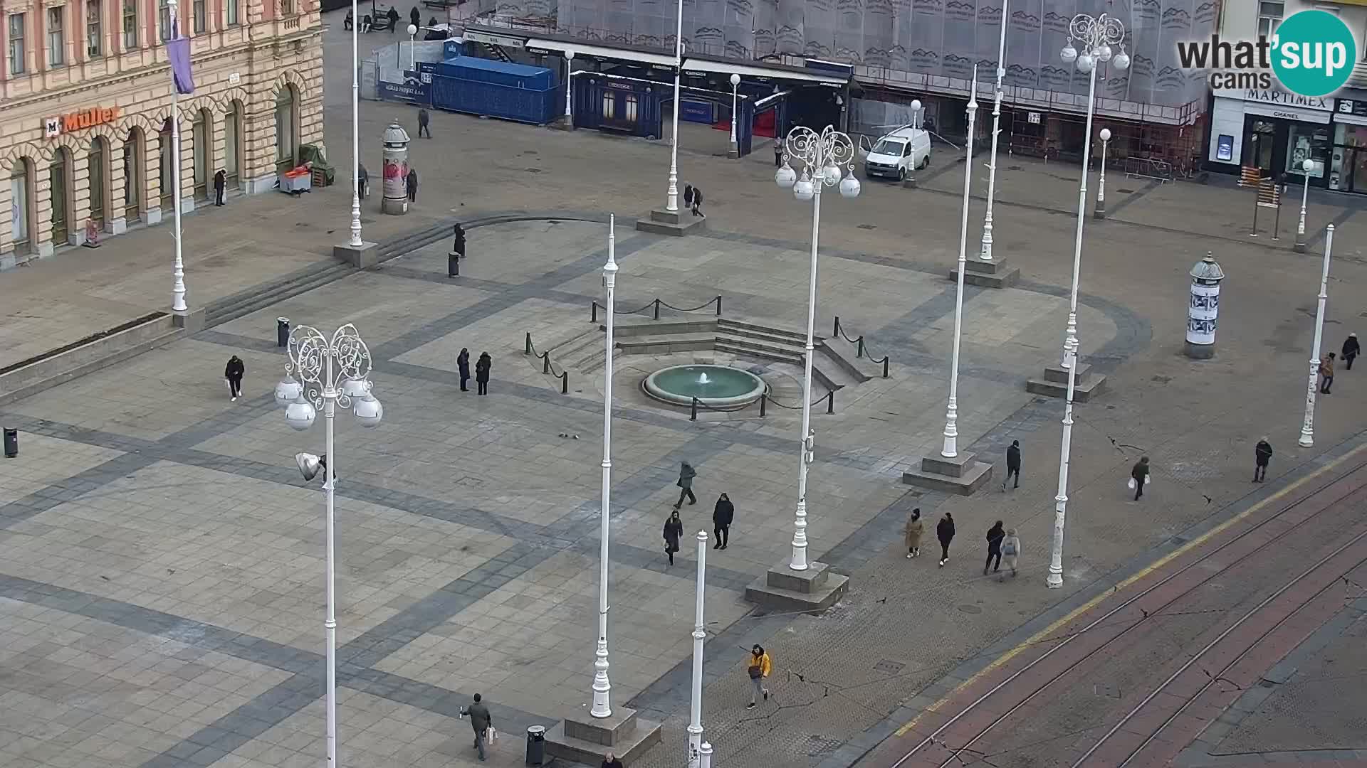 Piazza Ban Jelačić livecam Zagreb – Hotel Dubrovnik