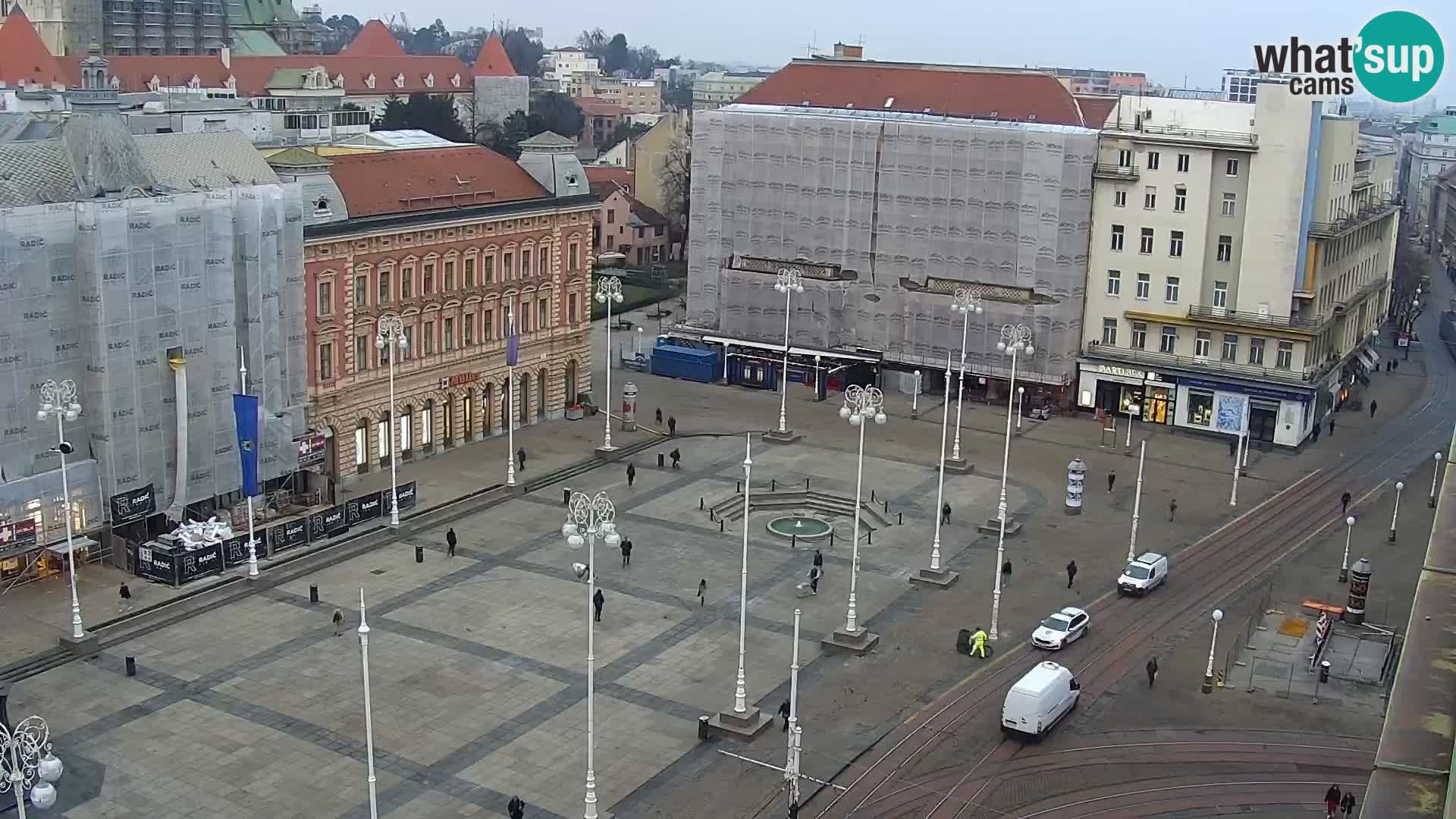 Ban Jelačić Platz Live webcam Zagreb – Hotel Dubrovnik