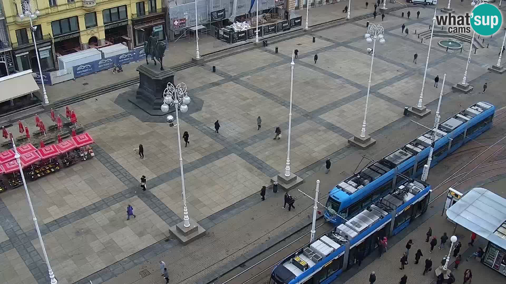 LIVE Webcam Zagreb Hotel Dubrovnik | Ban Jelačić square