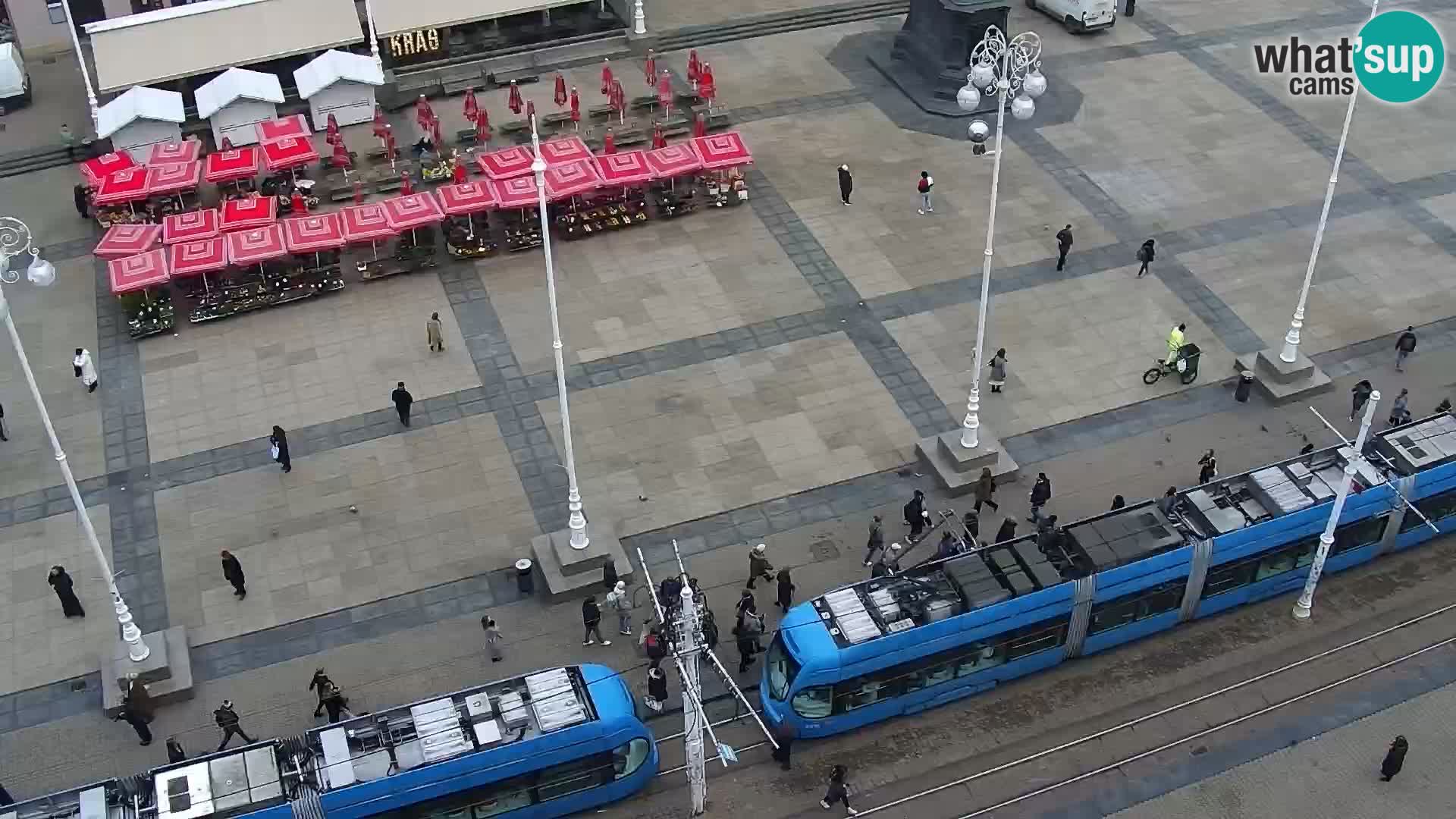 Plaza Ban Jelačić camera en vivo Zagreb – Hotel Dubrovnik
