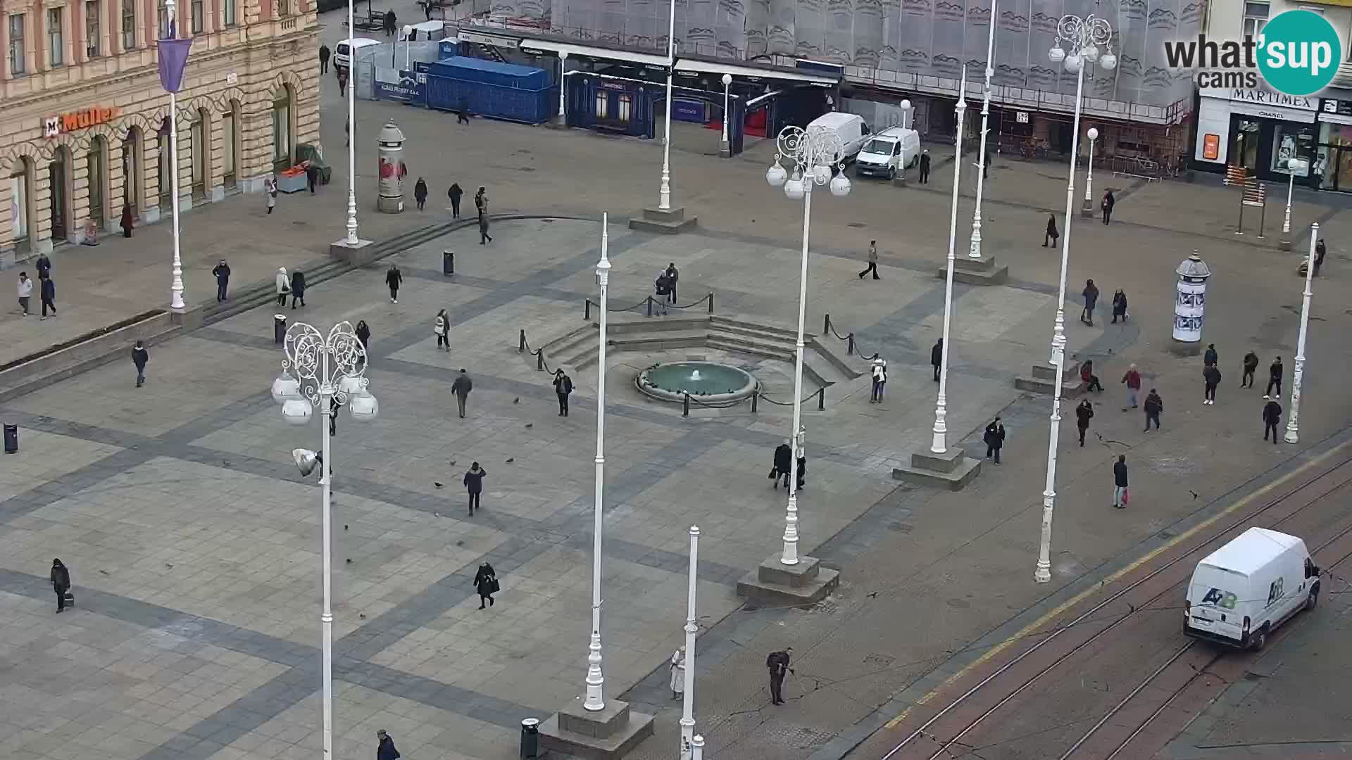 Ban Jelačić live cam Zagreb – Hotel Dubrovnik