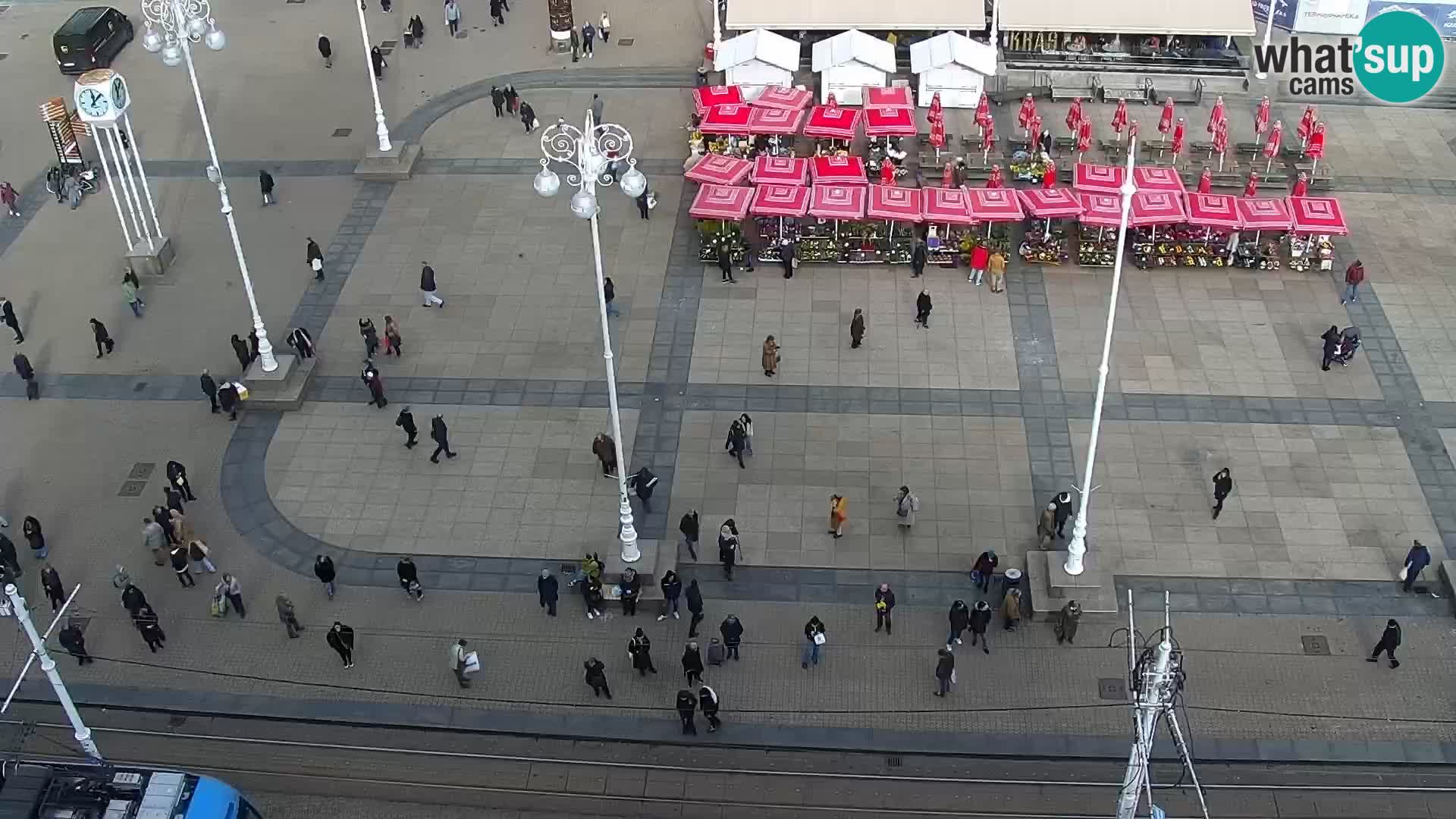 LIVE Webcam Zagreb Hotel Dubrovnik | Ban Jelačić square