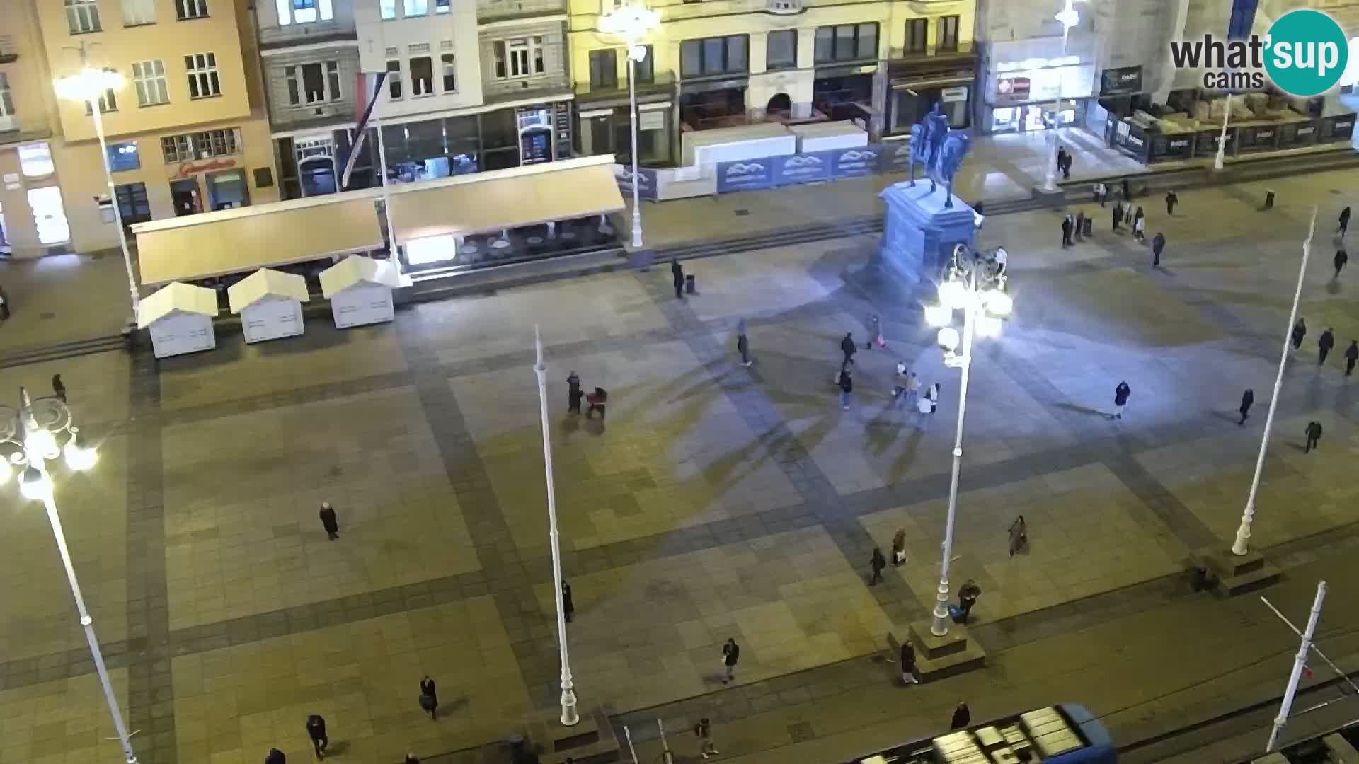 Plaza Ban Jelačić camera en vivo Zagreb – Hotel Dubrovnik