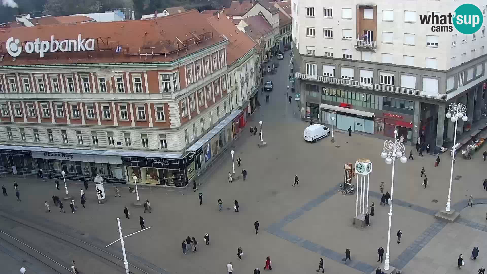 Ban Jelačić Platz  Live webcam Zagreb – Hotel Dubrovnik