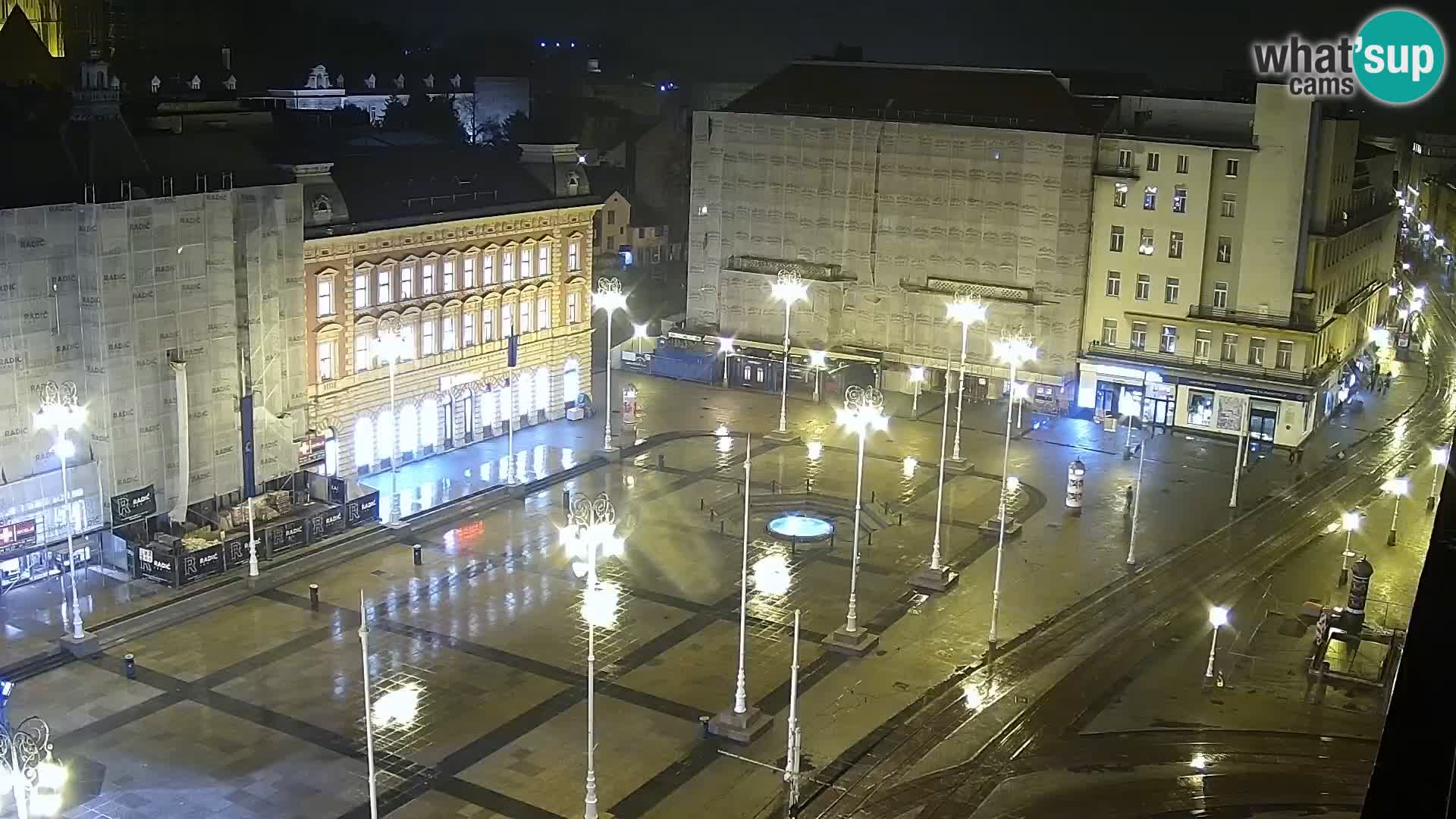 Plaza Ban Jelačić camera en vivo Zagreb – Hotel Dubrovnik
