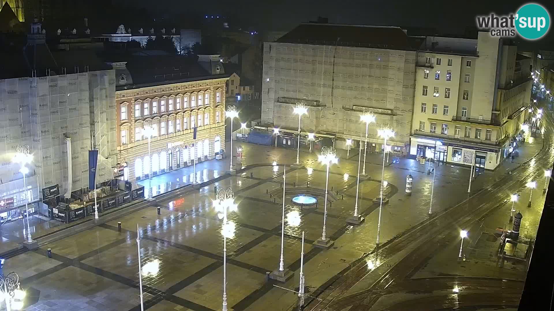 Ban Jelačić Platz  Live webcam Zagreb – Hotel Dubrovnik